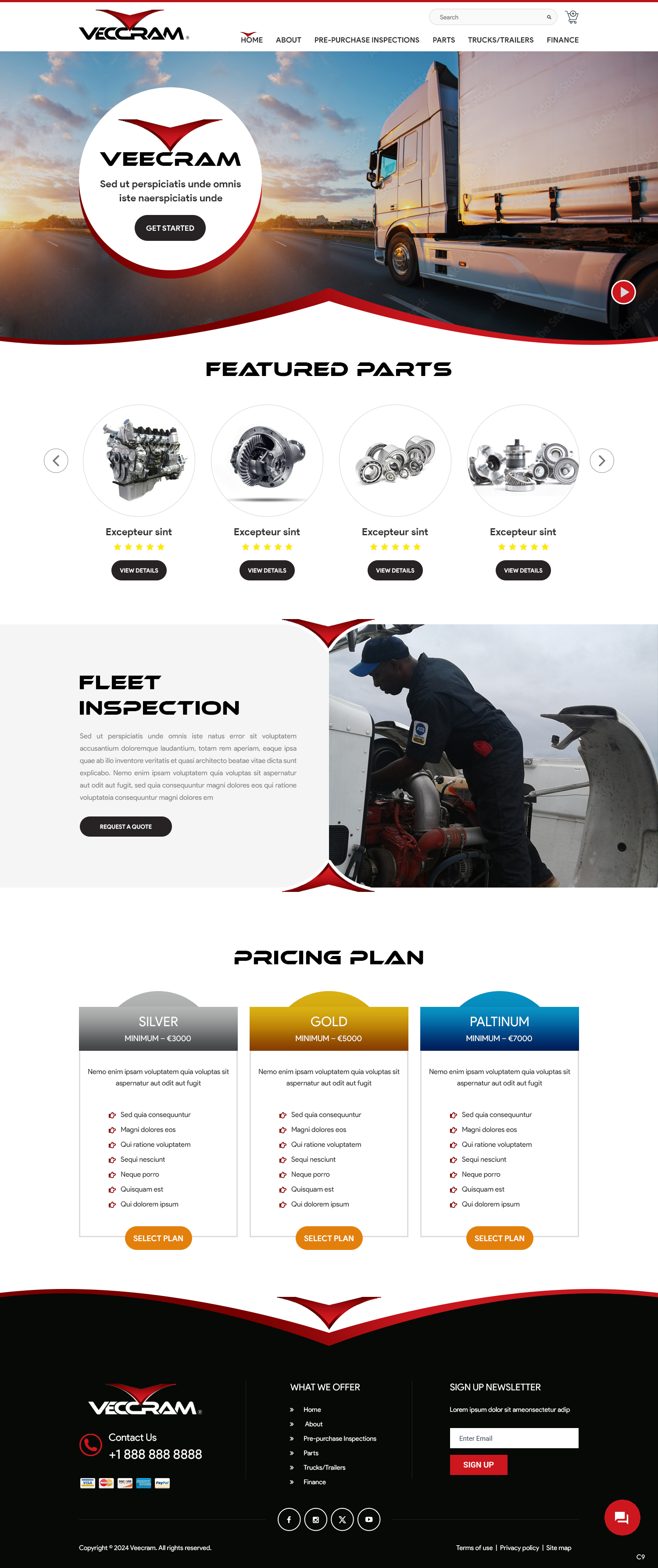 Web Design by pb for VECCRAM | Design #32606731