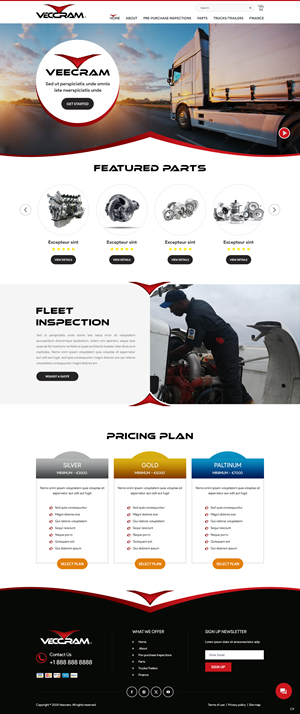 Diseño Web por pb para VECCRAM | Diseño: #32606731