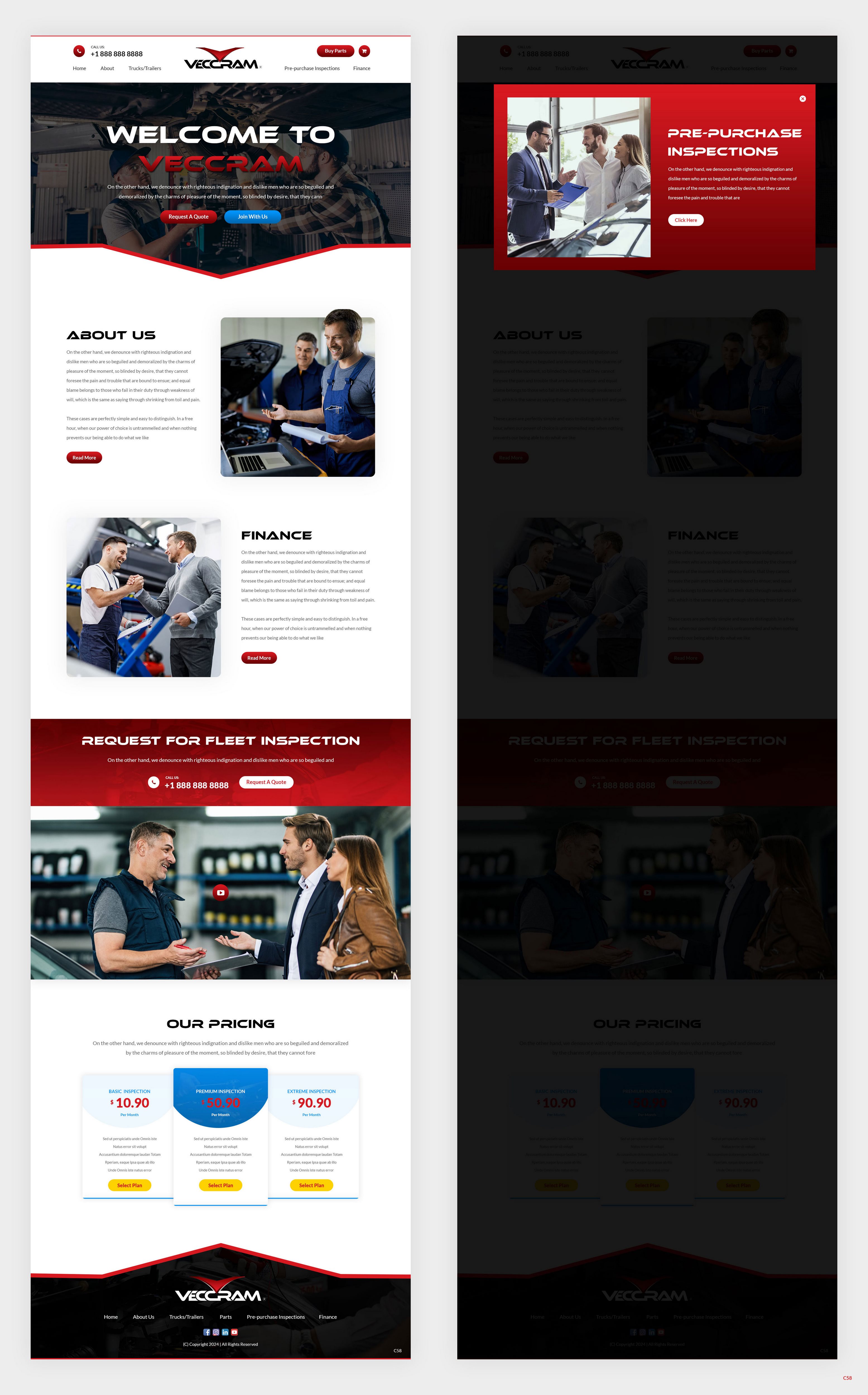 Web Design by pb for VECCRAM | Design #32606733