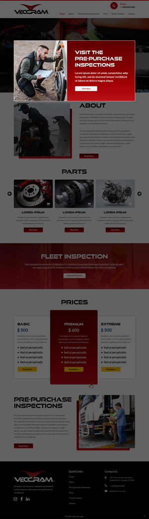 Diseño Web por pb para VECCRAM | Diseño: #32606744