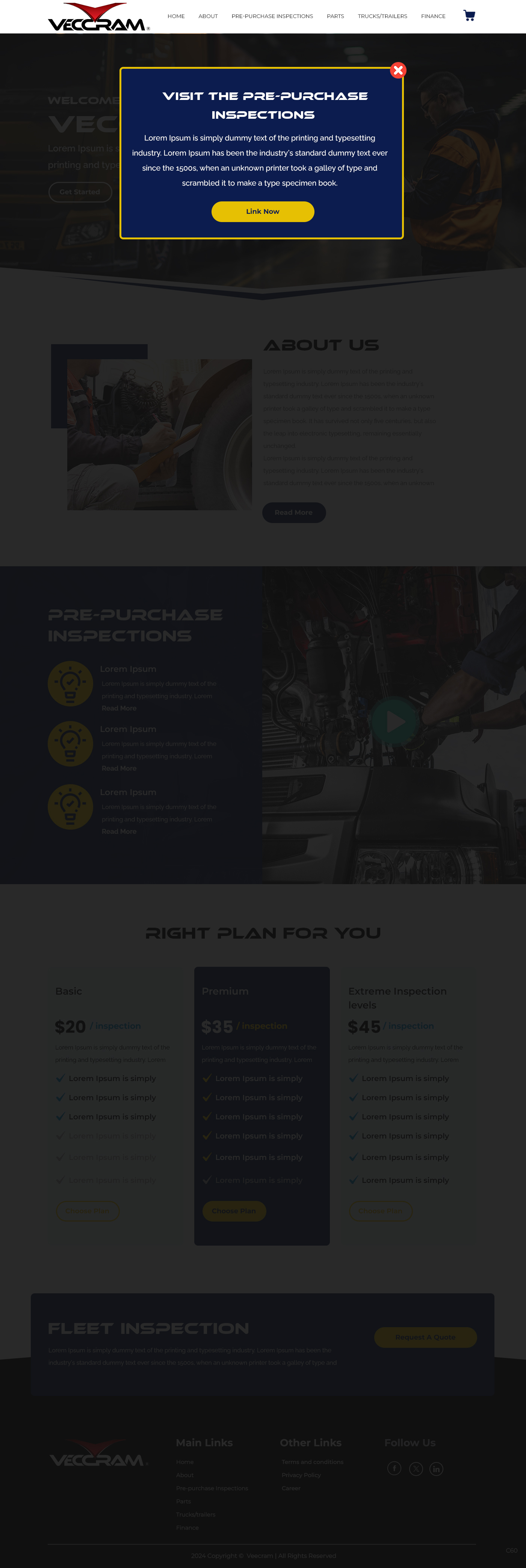 Diseño Web por pb para VECCRAM | Diseño #32606747