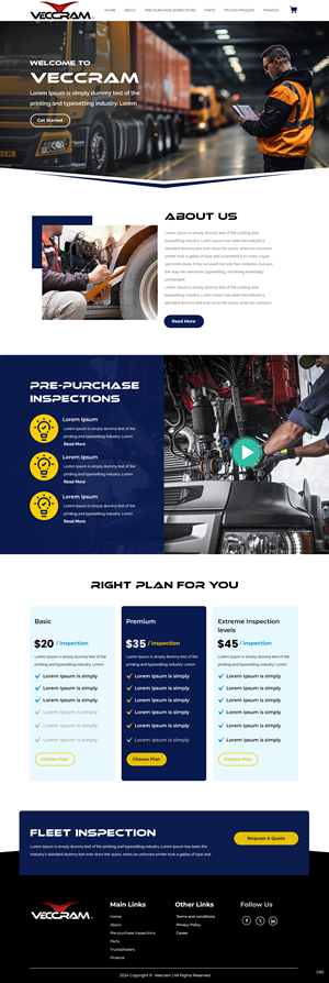 Diseño Web por pb para VECCRAM | Diseño: #32606748
