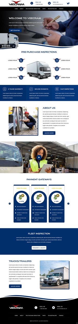Diseño Web por pb para VECCRAM | Diseño: #32606752