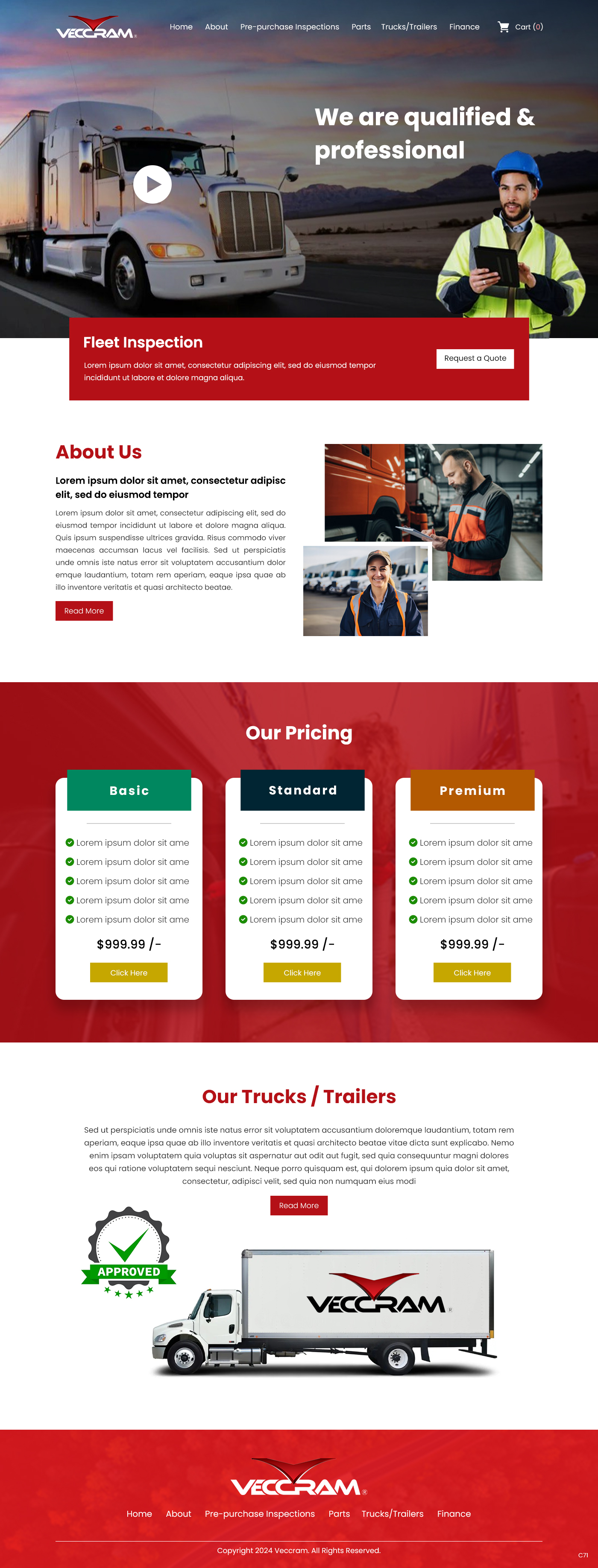 Web Design by pb for VECCRAM | Design #32606753