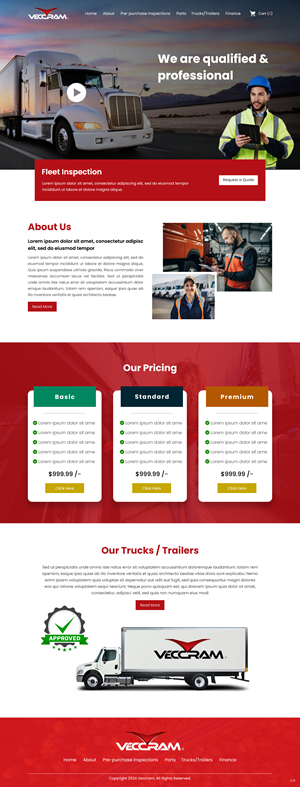 Diseño Web por pb para VECCRAM | Diseño: #32606753