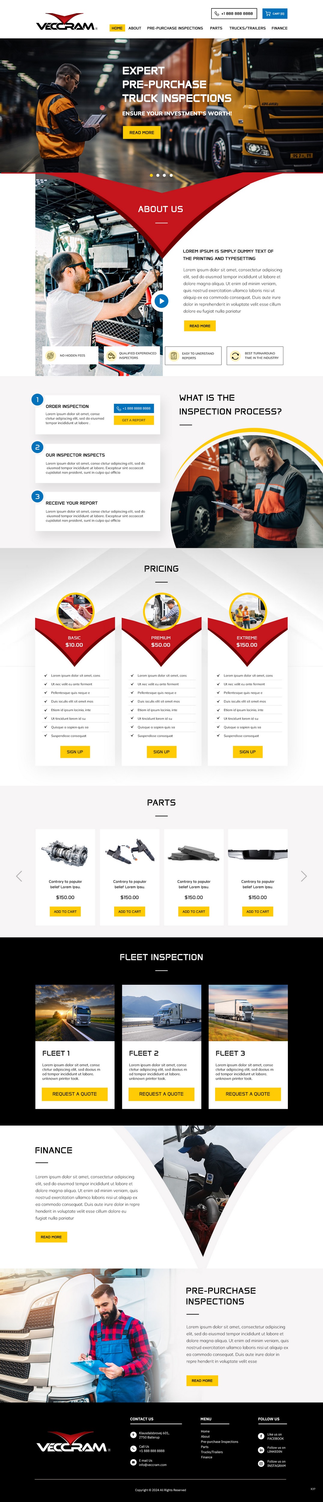 Web-Design von pb für VECCRAM | Design #32606759