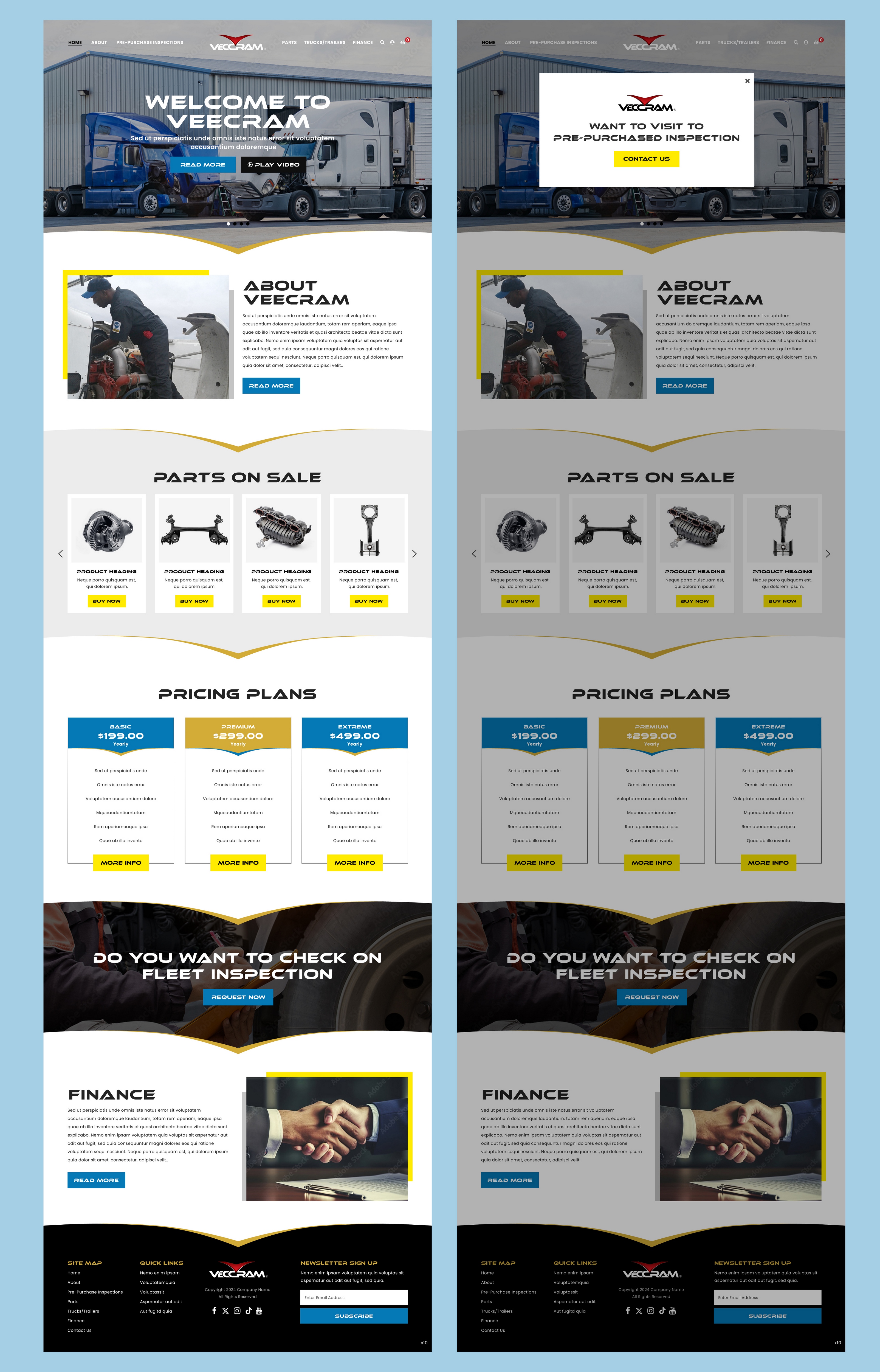 Web Design by pb for VECCRAM | Design #32606760