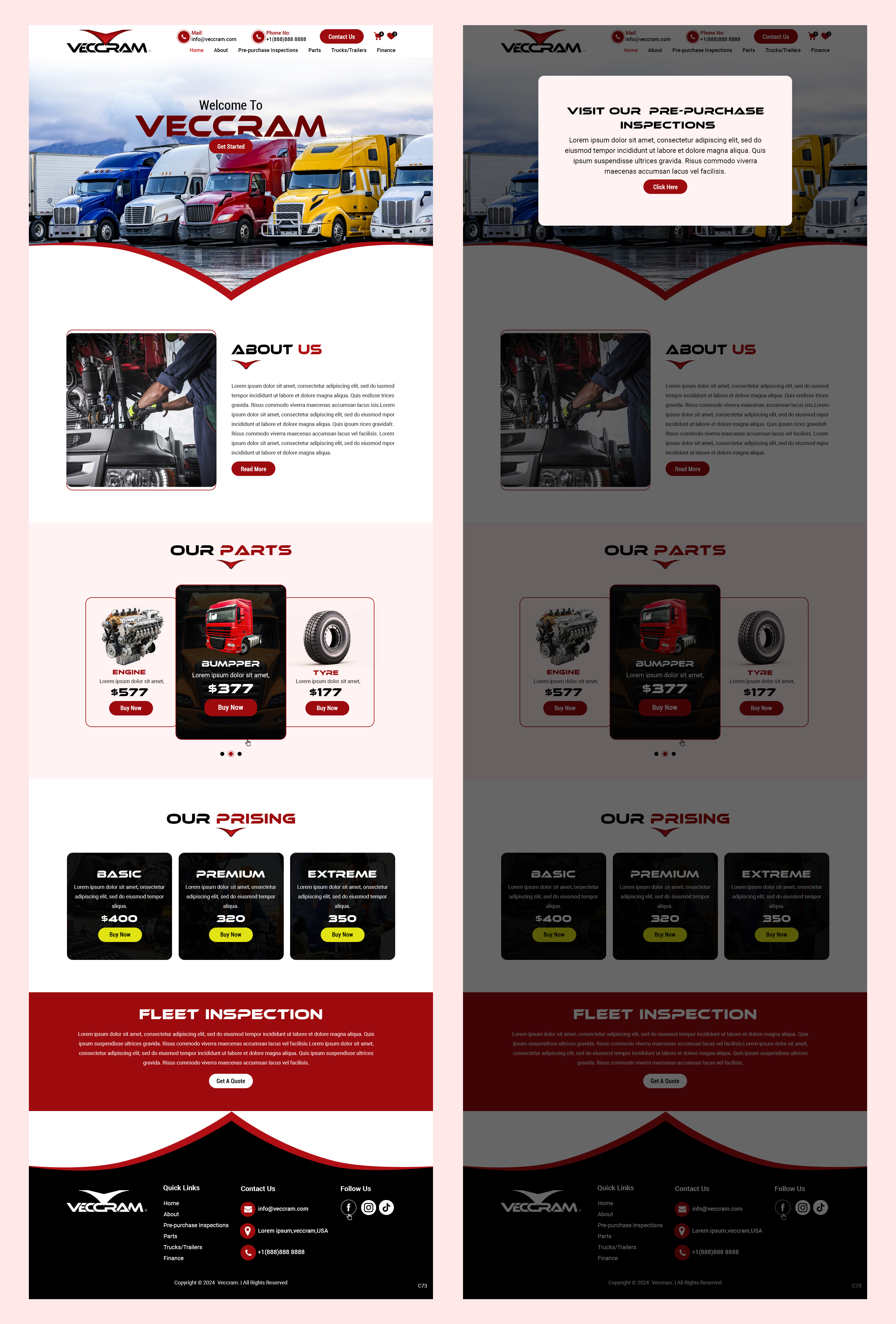 Diseño Web por pb para VECCRAM | Diseño #32608878
