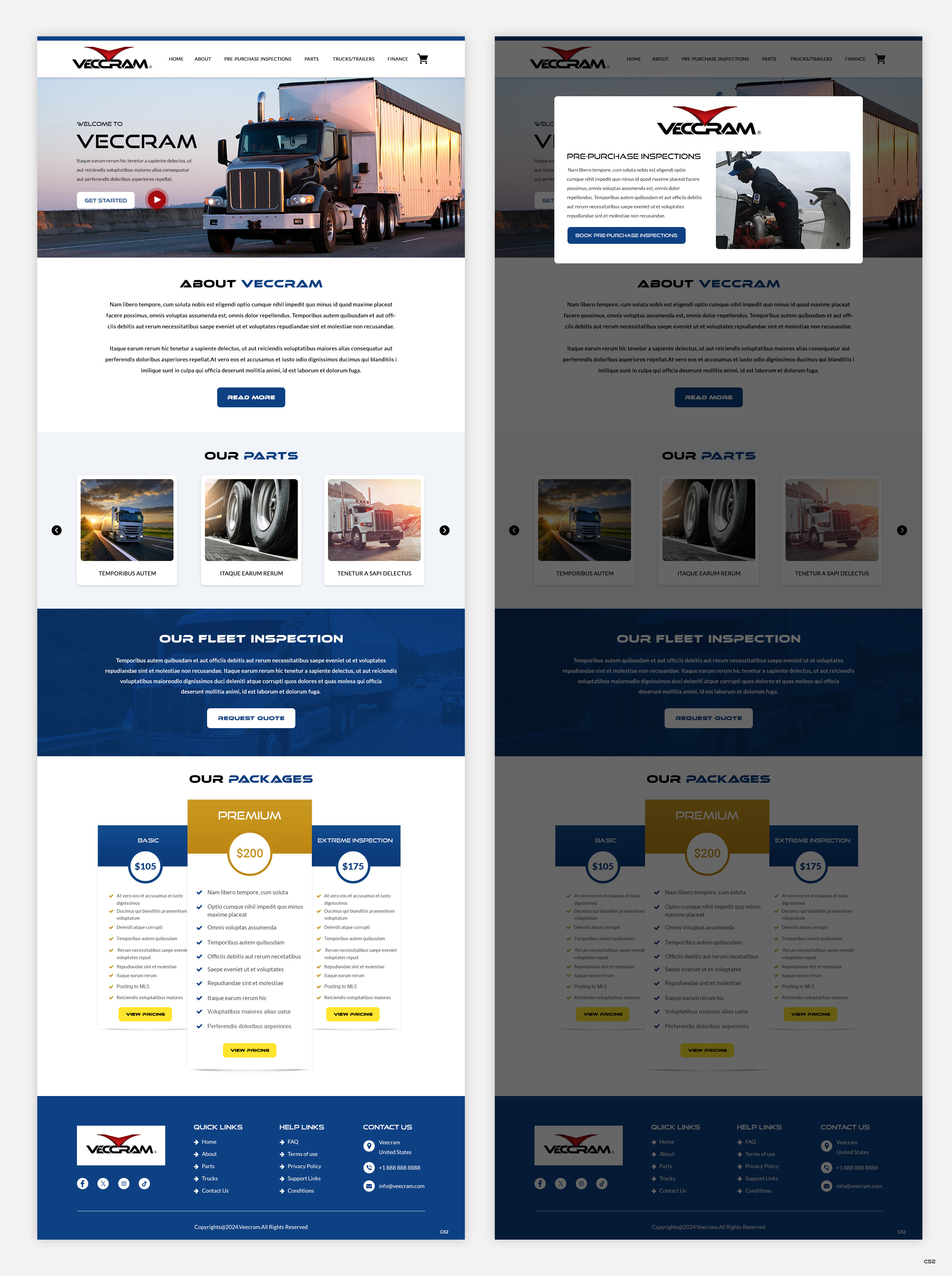 Web Design by pb for VECCRAM | Design #32614889