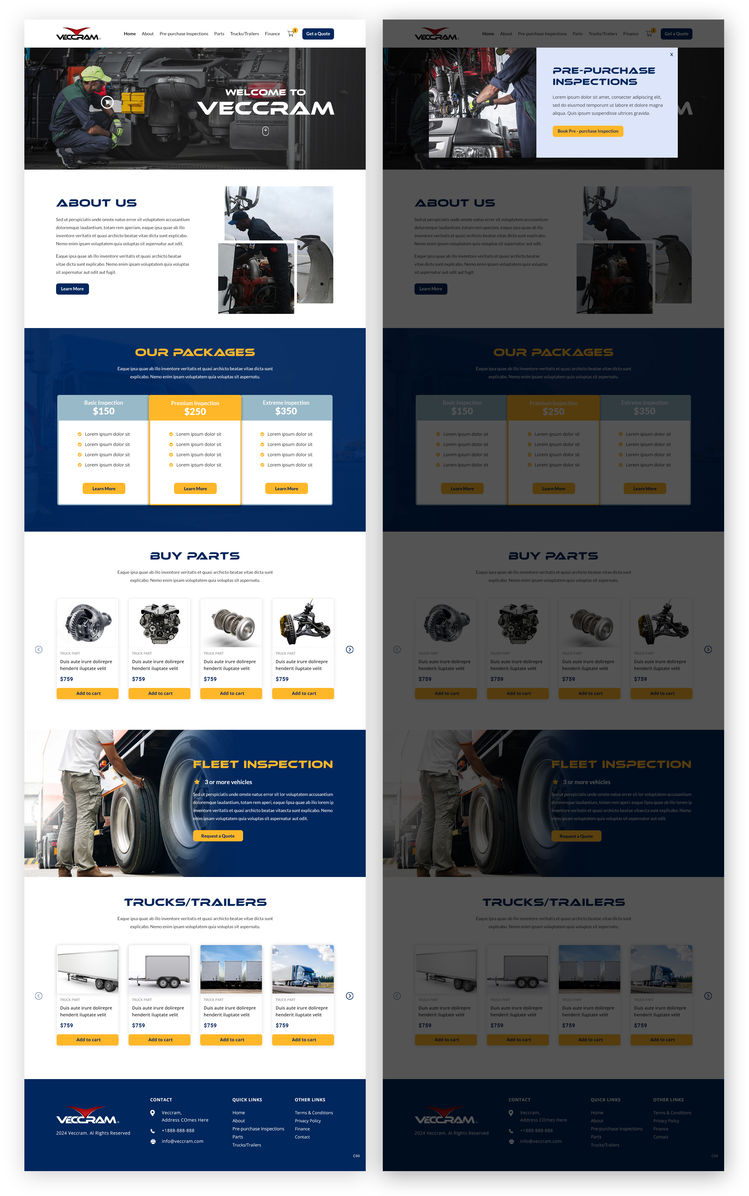 Web Design by pb for VECCRAM | Design #32614892