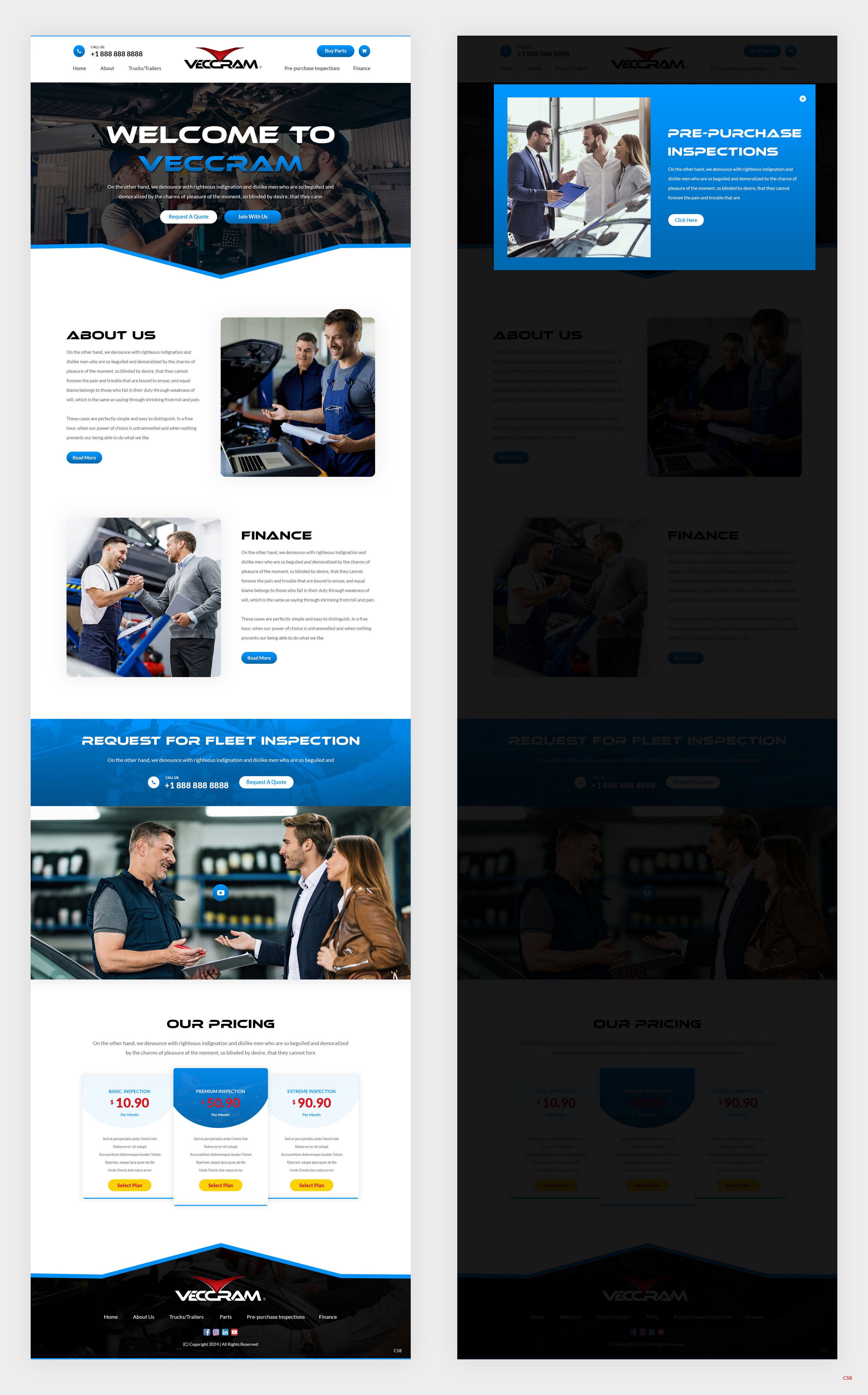 Web Design by pb for VECCRAM | Design #32614894