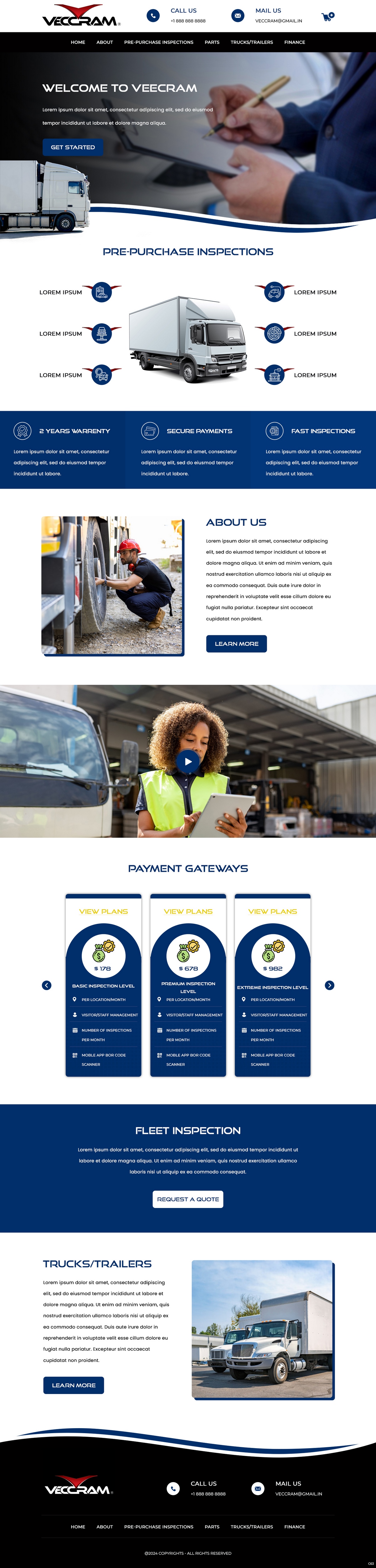 Web Design by pb for VECCRAM | Design #32614895
