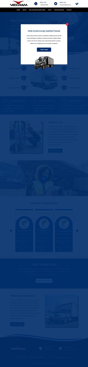 Web Design by pb for VECCRAM | Design: #32614896