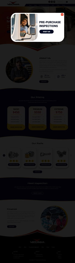 Web Design by pb for VECCRAM | Design: #32614898