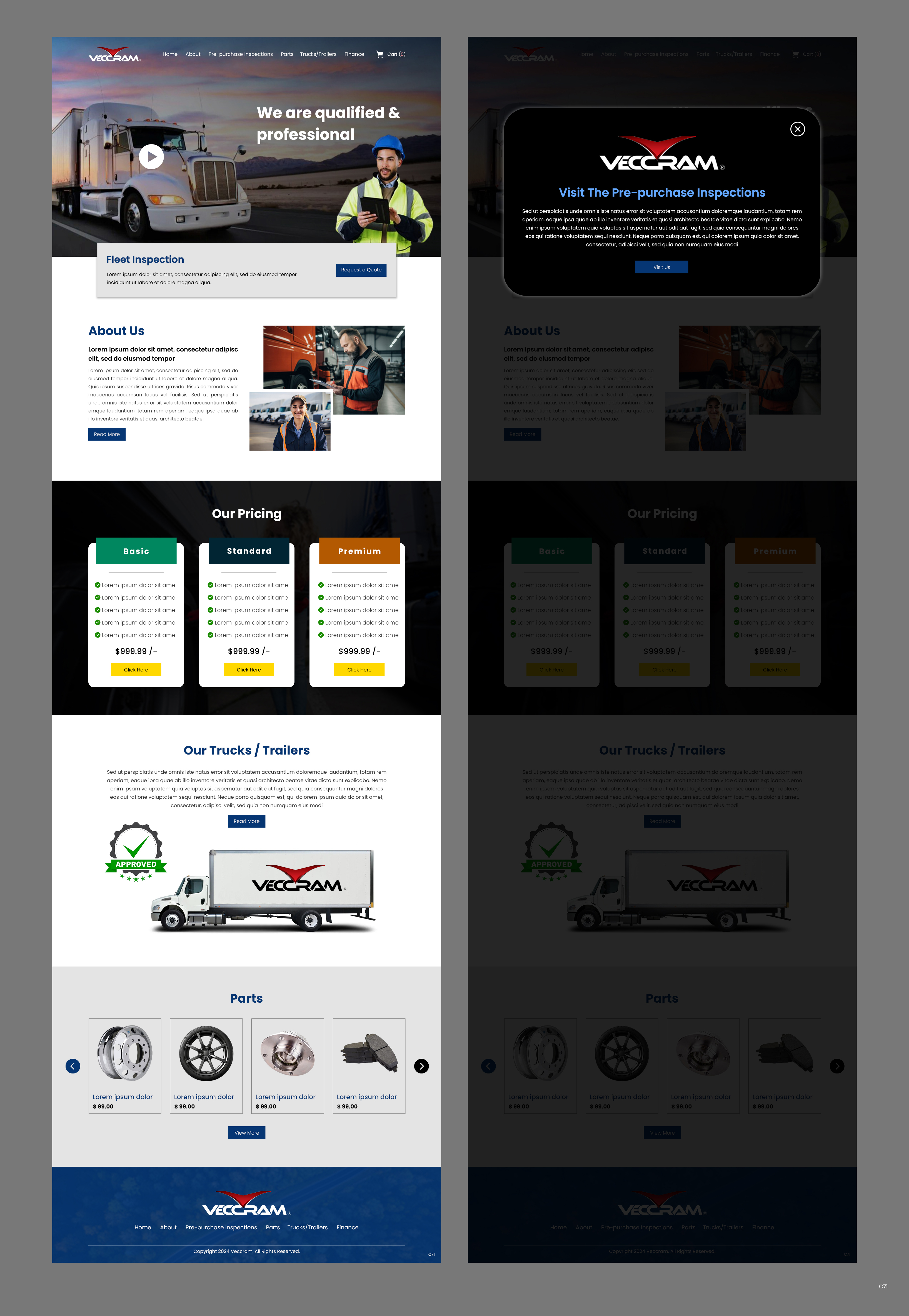 Web Design by pb for VECCRAM | Design #32614900