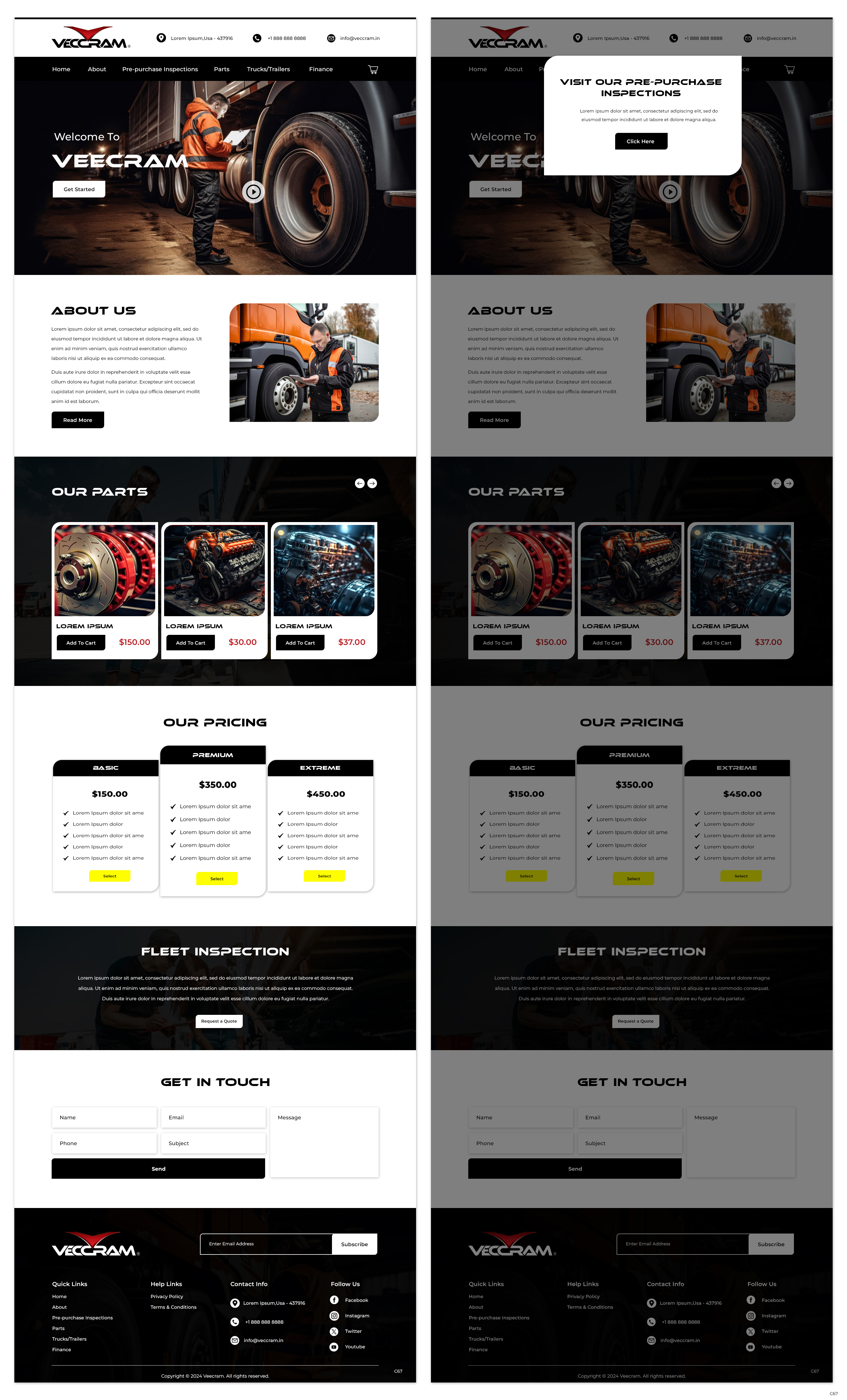 Web Design by pb for VECCRAM | Design #32614902
