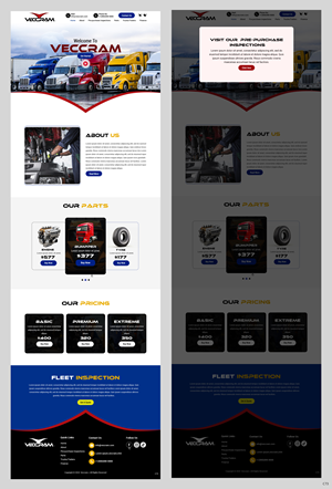 Web Design by pb for VECCRAM | Design: #32614905