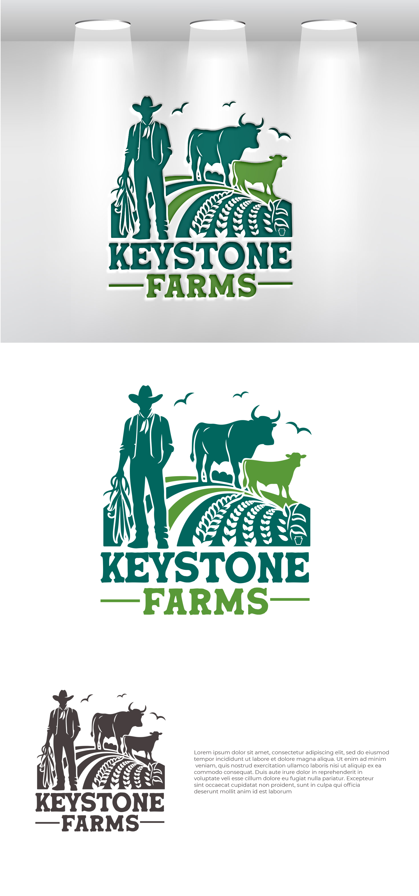 Logo-Design von Jelena B für Keystone Farms | Design #32608049