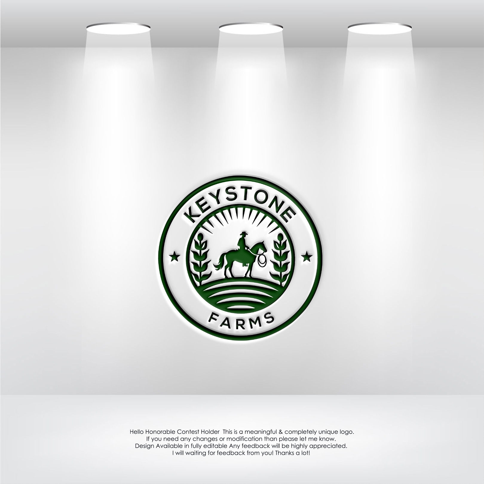 Logo Design by LogoEon for Keystone Farms | Design #32607927