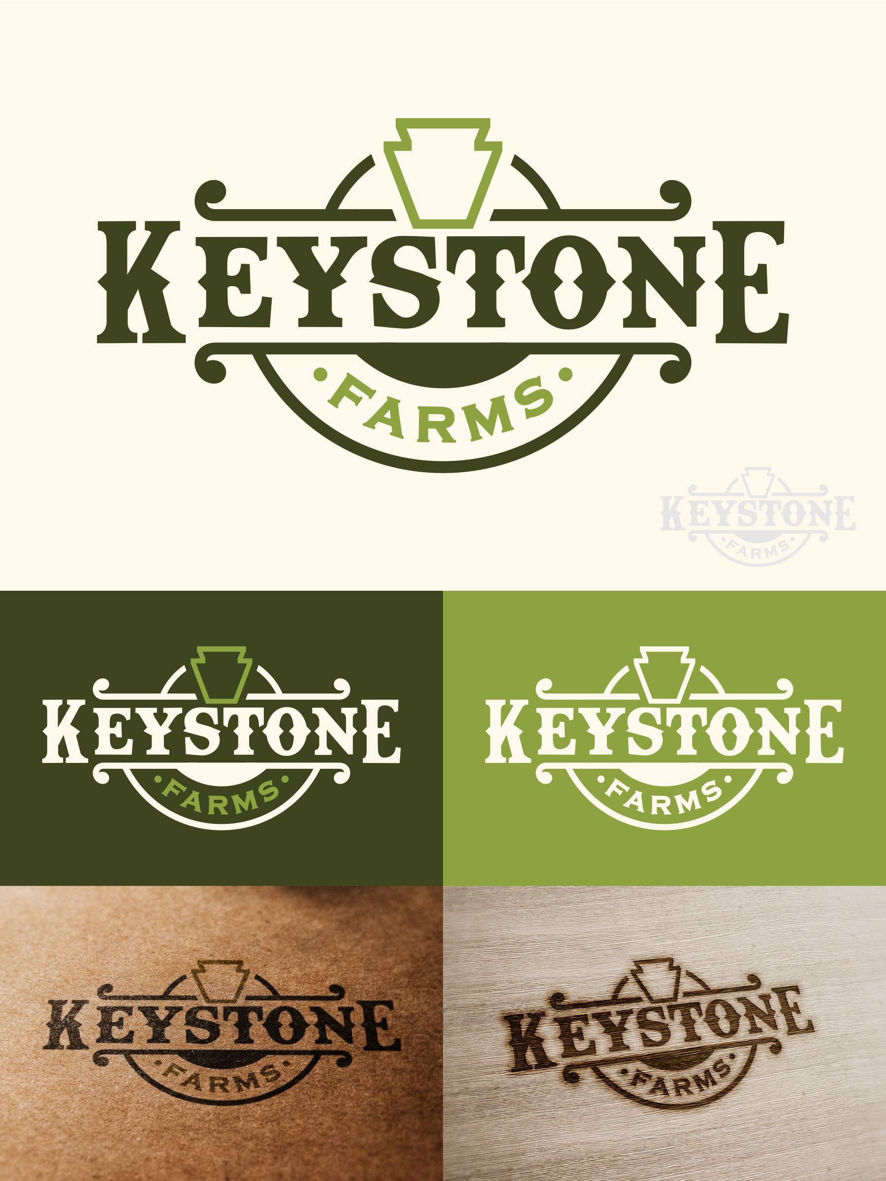 Logo Design by Aezakmi for Keystone Farms | Design #32639043