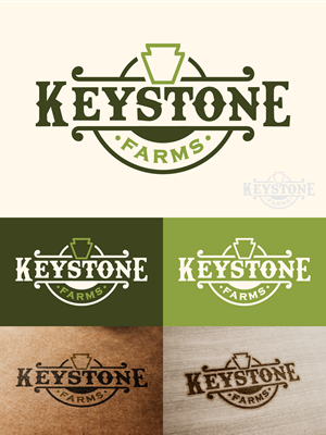 Logo Design by Aezakmi for Keystone Farms | Design: #32639043