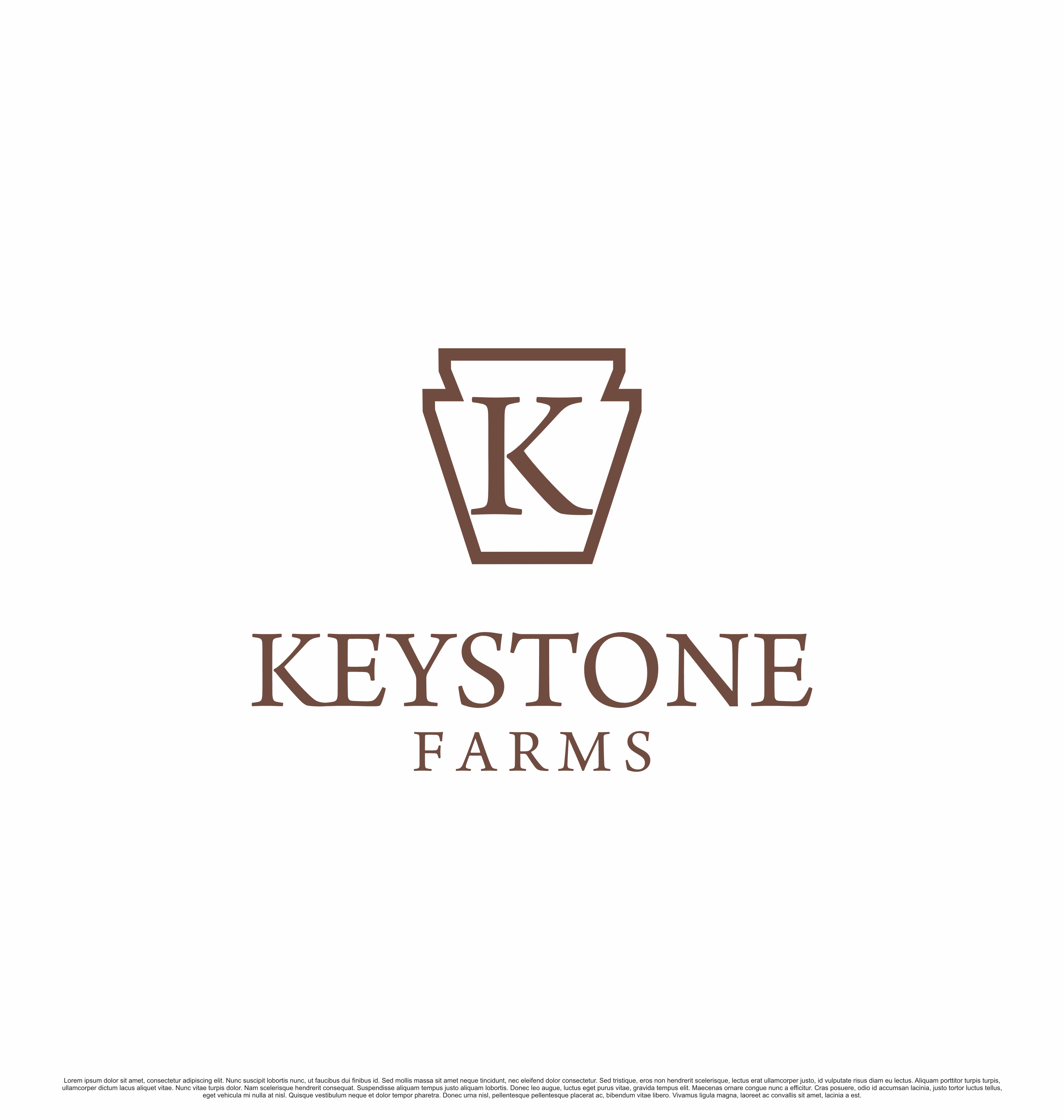 Logo-Design von saesean für Keystone Farms | Design #32603406