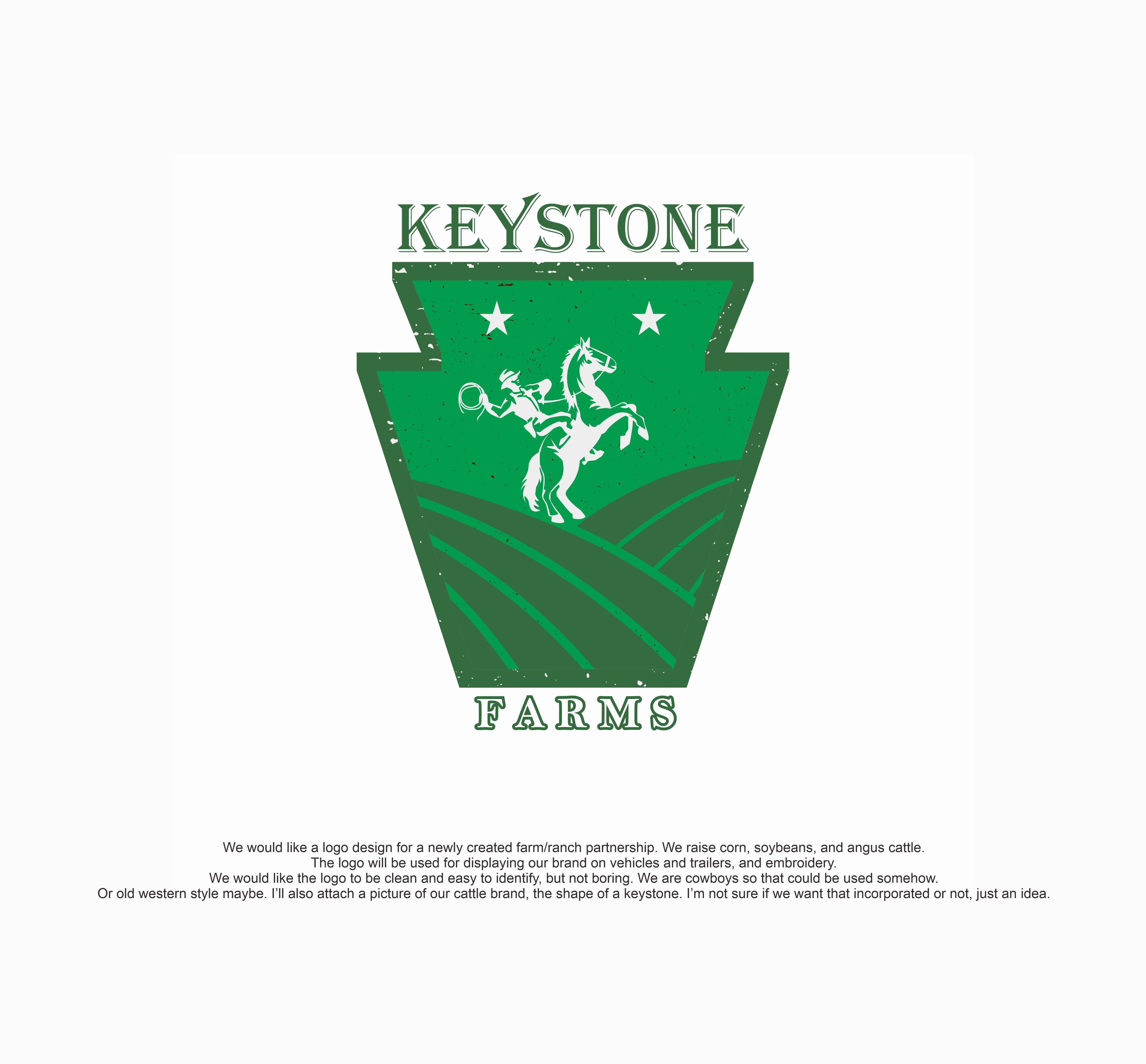 Logo-Design von Adeikhan für Keystone Farms | Design #32612349