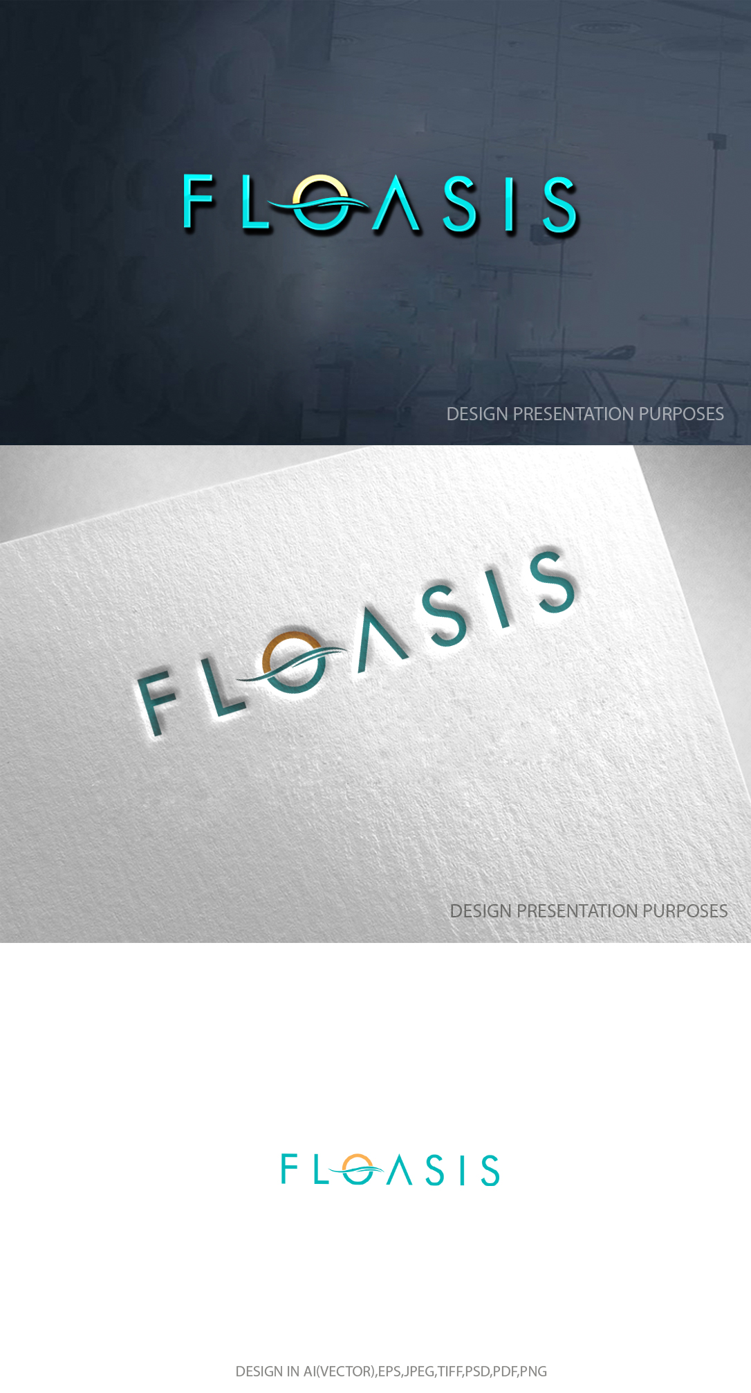 Logo Design by zebronicgraphic for Floasis | Design #32606012