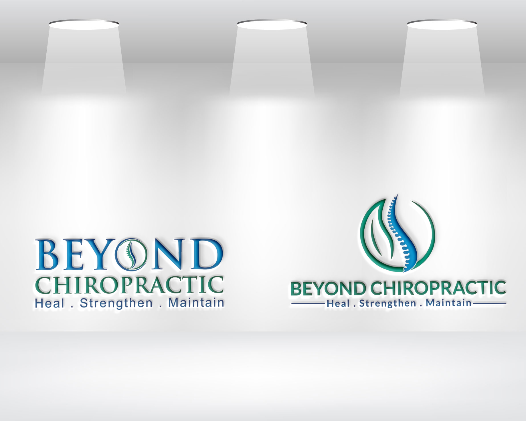 Logo-Design von Daniel Khan für Beyond Chiropractic  | Design #32615374