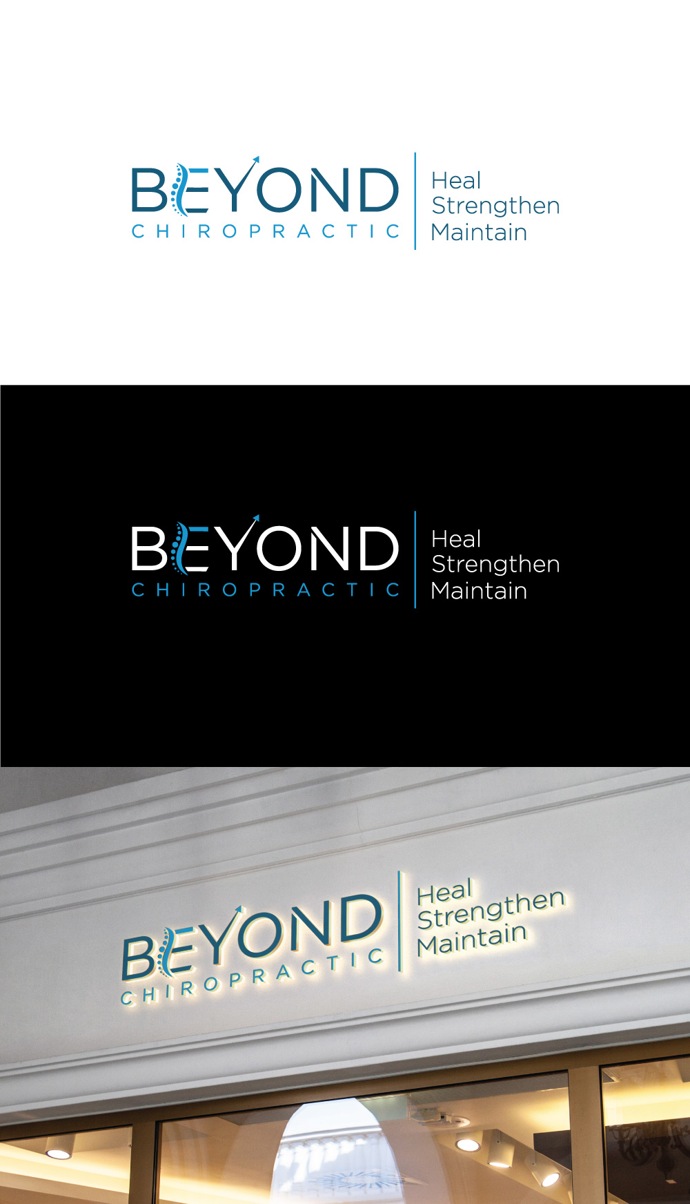 Logo-Design von SK art_pro für Beyond Chiropractic  | Design #32613174