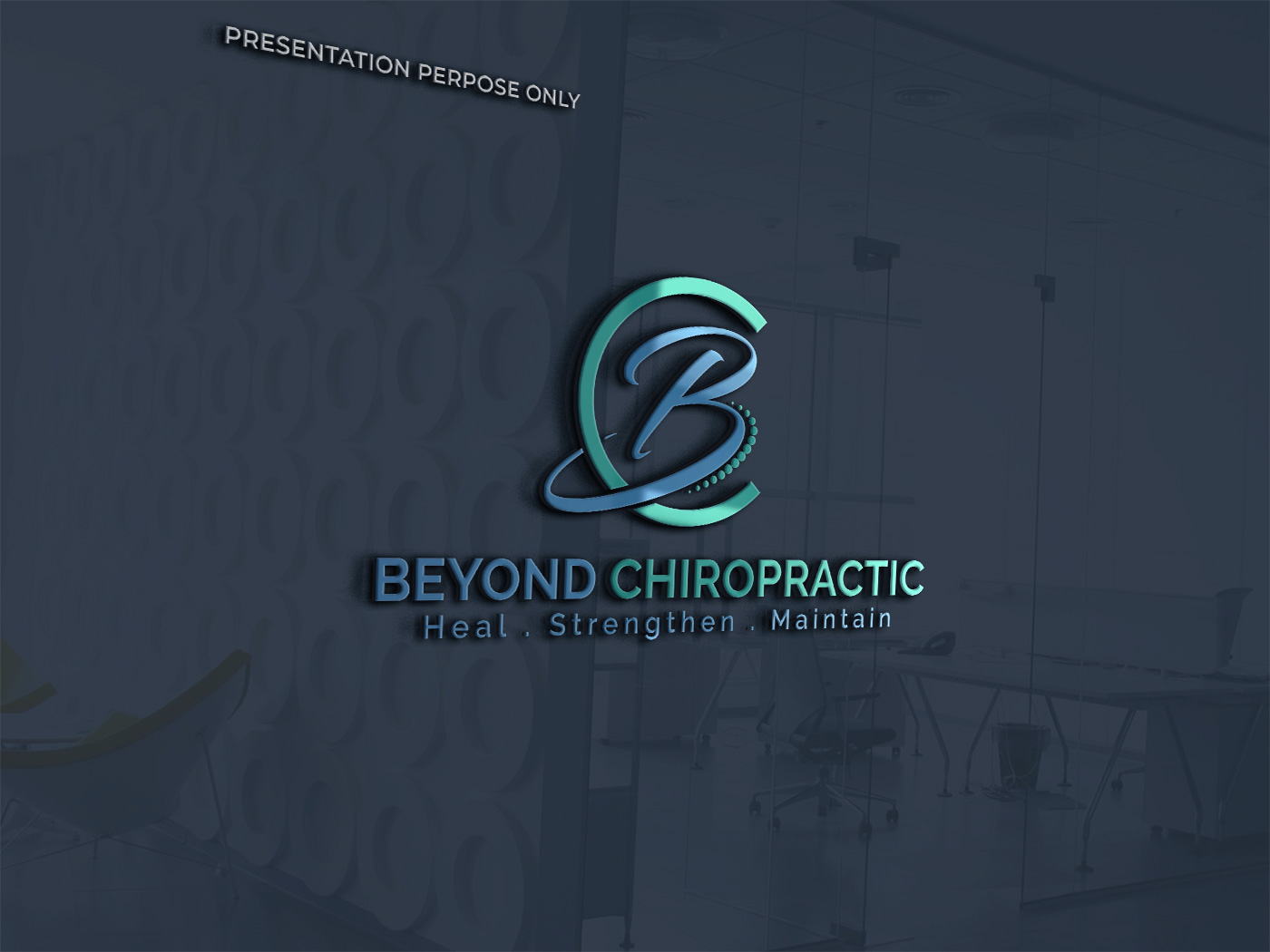 Logo-Design von graphics^master für Beyond Chiropractic  | Design #32609884