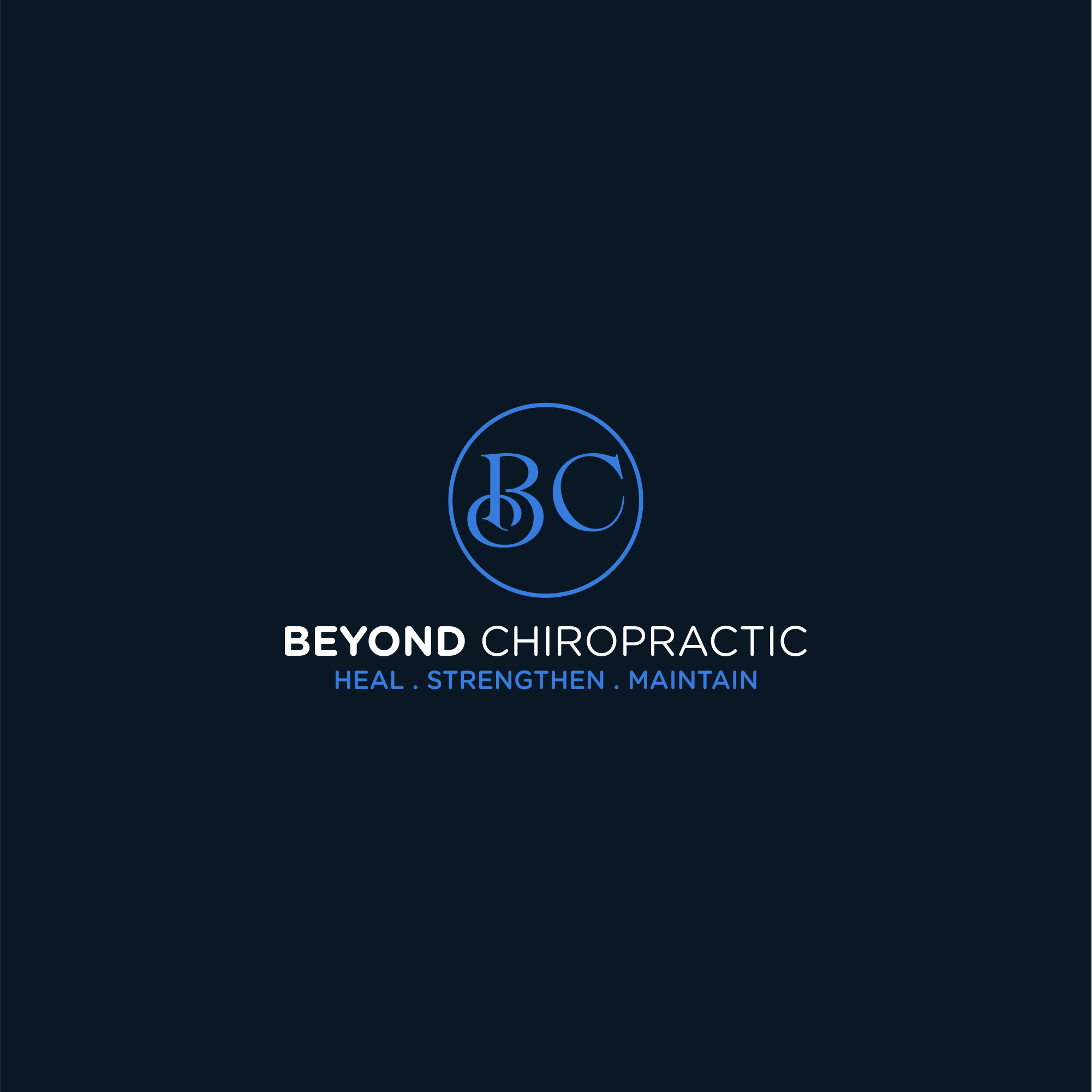 Logo-Design von B.O_studio für Beyond Chiropractic  | Design #32655013