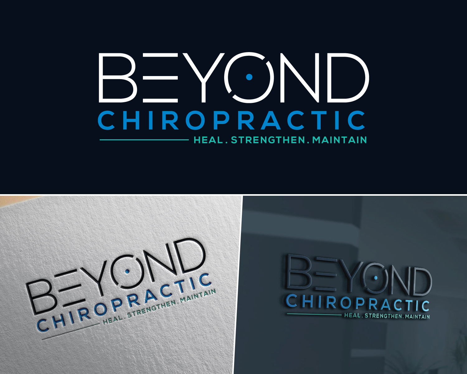 Logo-Design von Atec für Beyond Chiropractic  | Design #32611194