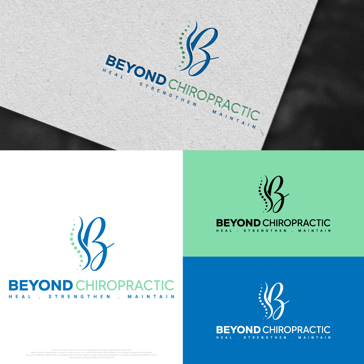 Logo-Design von DesignLima für Beyond Chiropractic  | Design #32611560