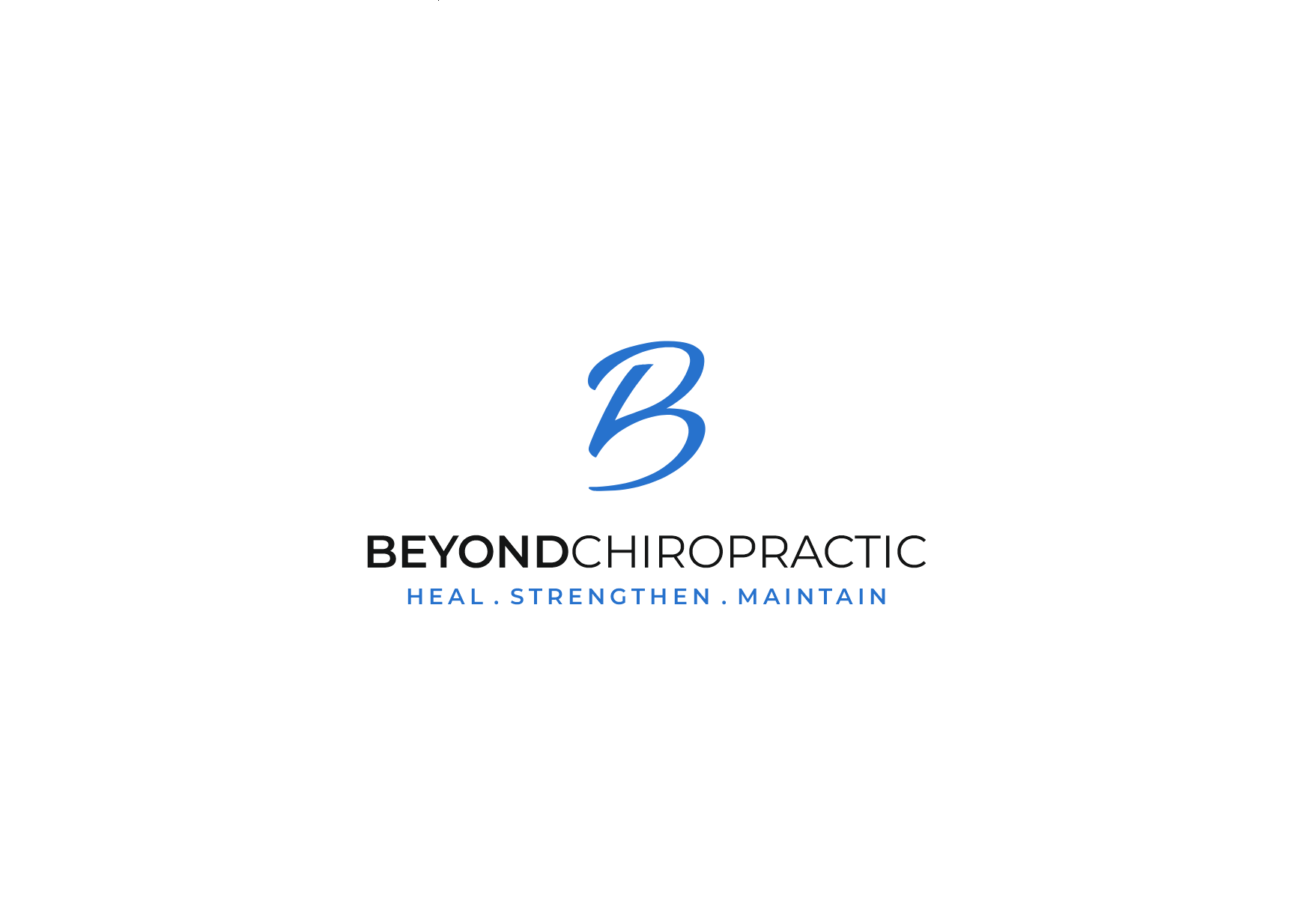Logo-Design von Stelery für Beyond Chiropractic  | Design #32654640