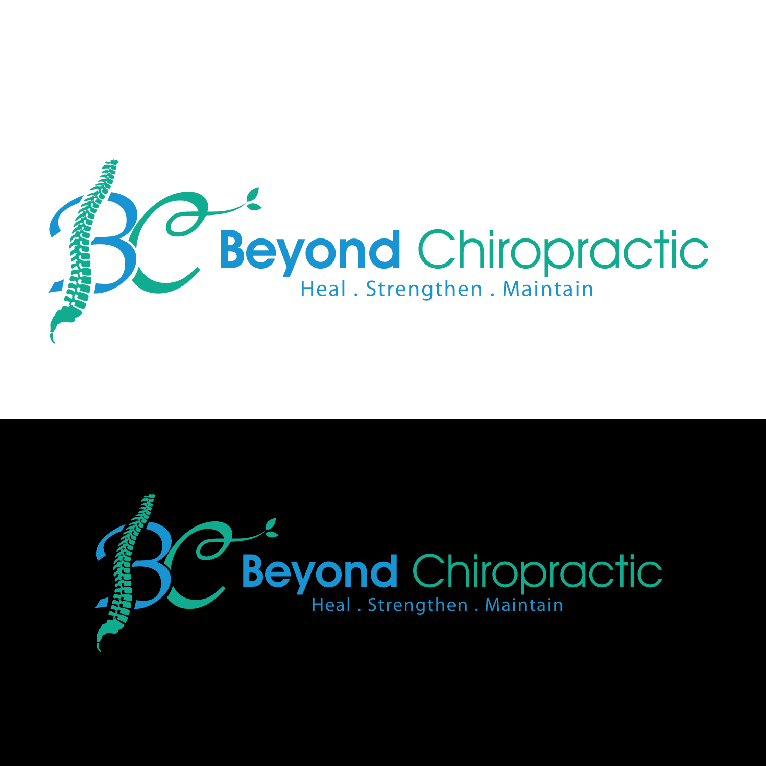 Logo-Design von GODDREAMCREATION für Beyond Chiropractic  | Design #32637487