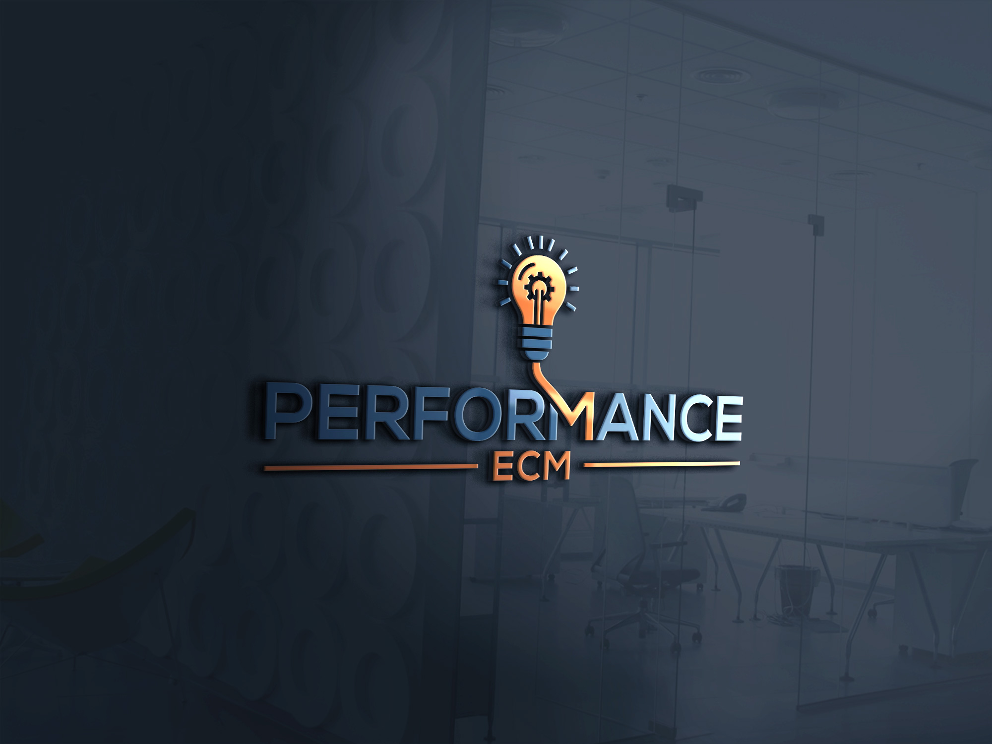 Diseño de Logo por LogoEon para Performance ECM | Diseño #32613387