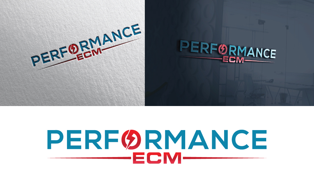 Logo Design by ThreeDesignArt for Performance ECM | Design #32613296