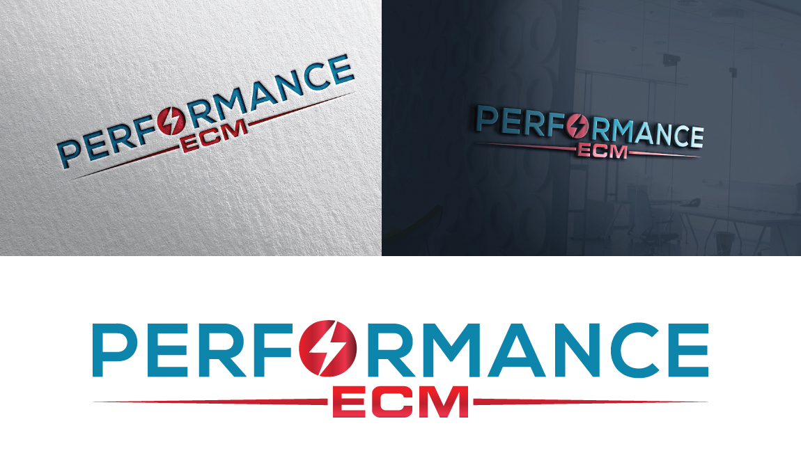 Logo Design by ThreeDesignArt for Performance ECM | Design #32613647