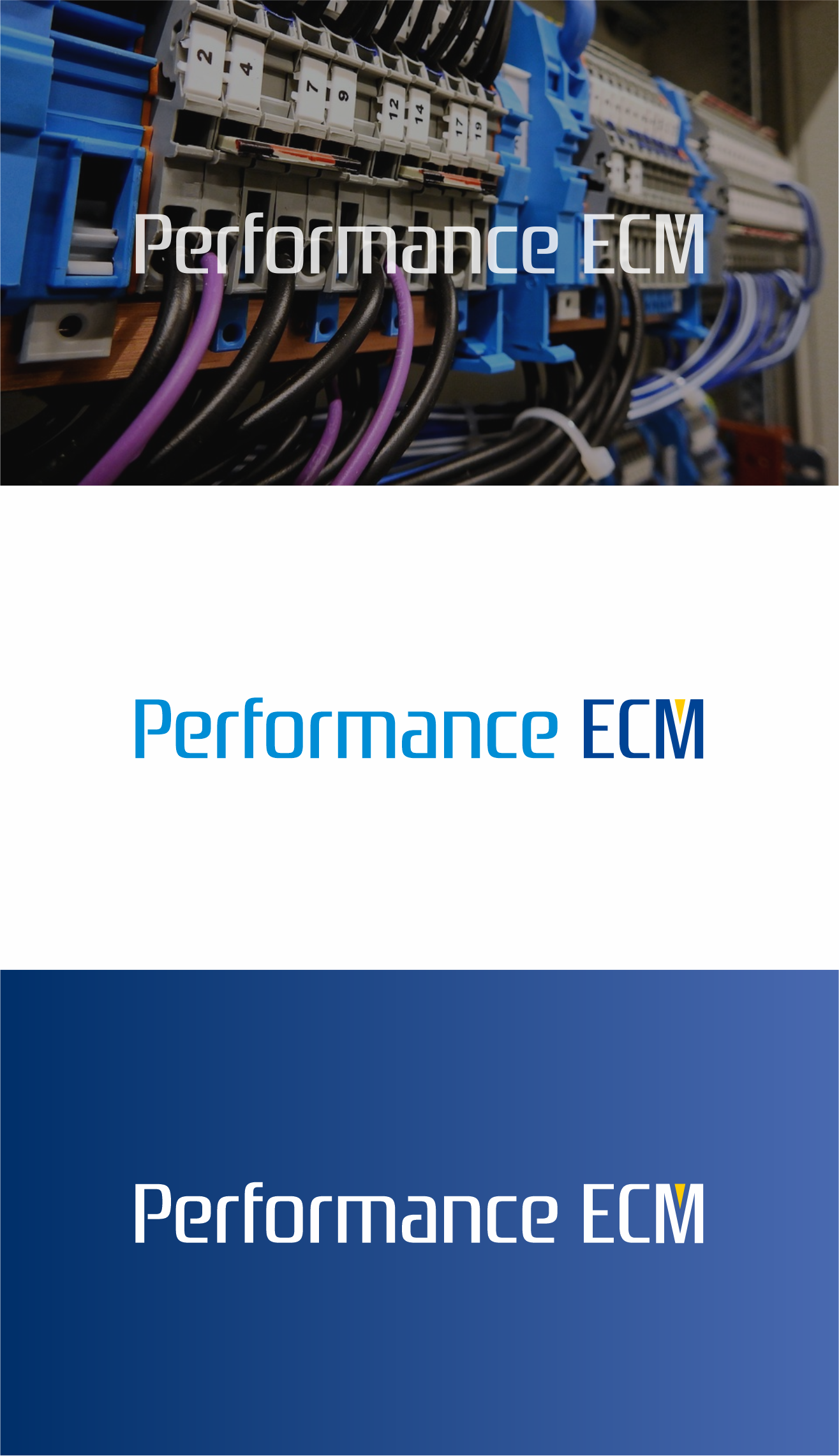Logo Design by Kusuma Studio for Performance ECM | Design #32612053