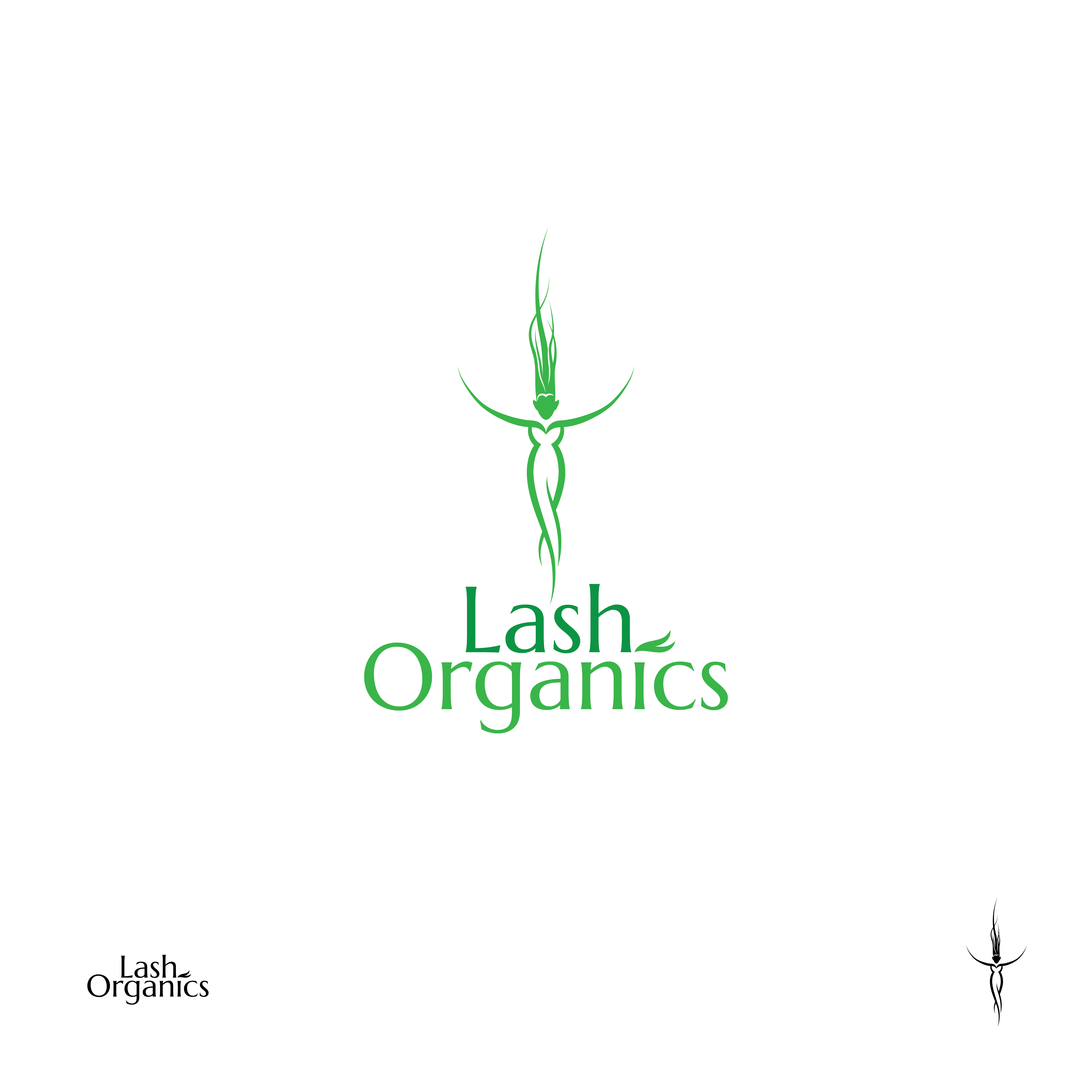 Logo Design by Kryss Denmar for Lash Organics | Design #32687734