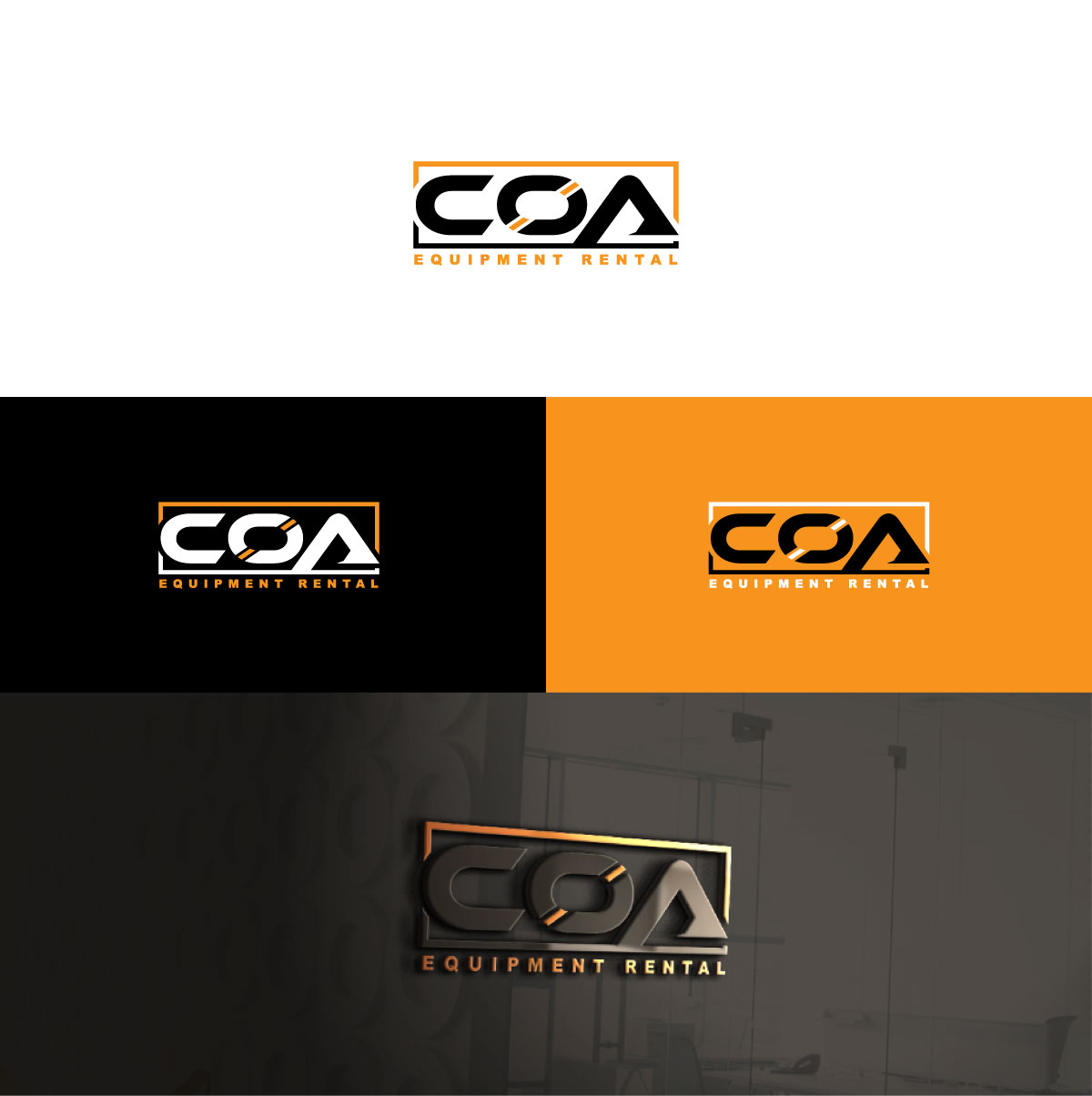 Logo Design by jonkonrad for COA Equipment Rental | Design #32622617