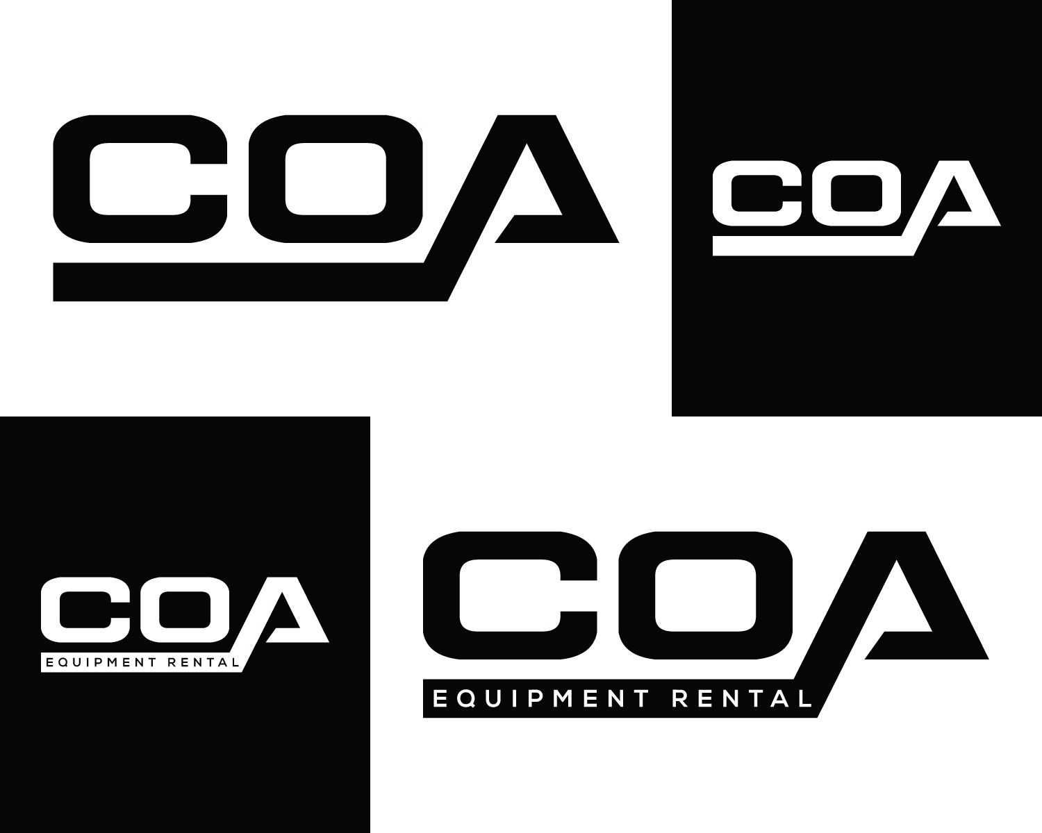 Diseño de Logo por Box Graphic para COA Equipment Rental | Diseño #32613786