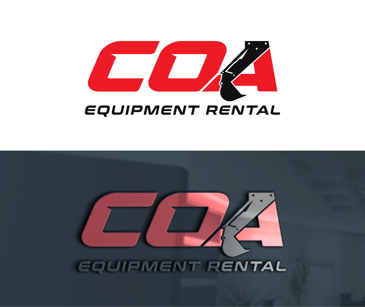 Logo Design by Danial07 for COA Equipment Rental | Design #32621625
