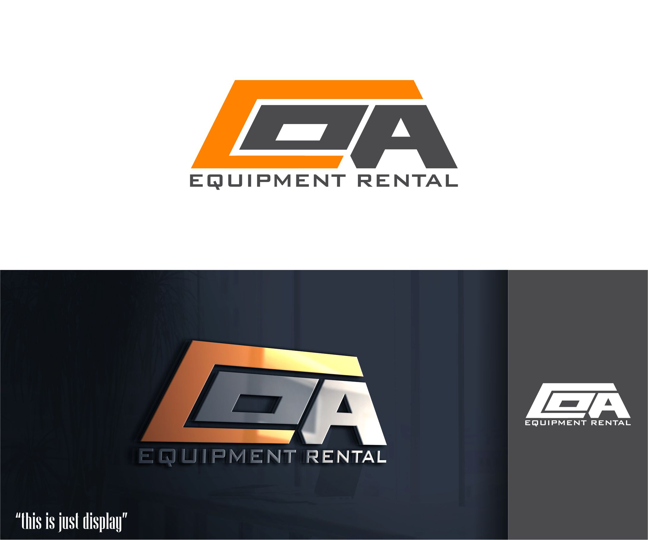 Logo Design by alkaline for COA Equipment Rental | Design #32615923