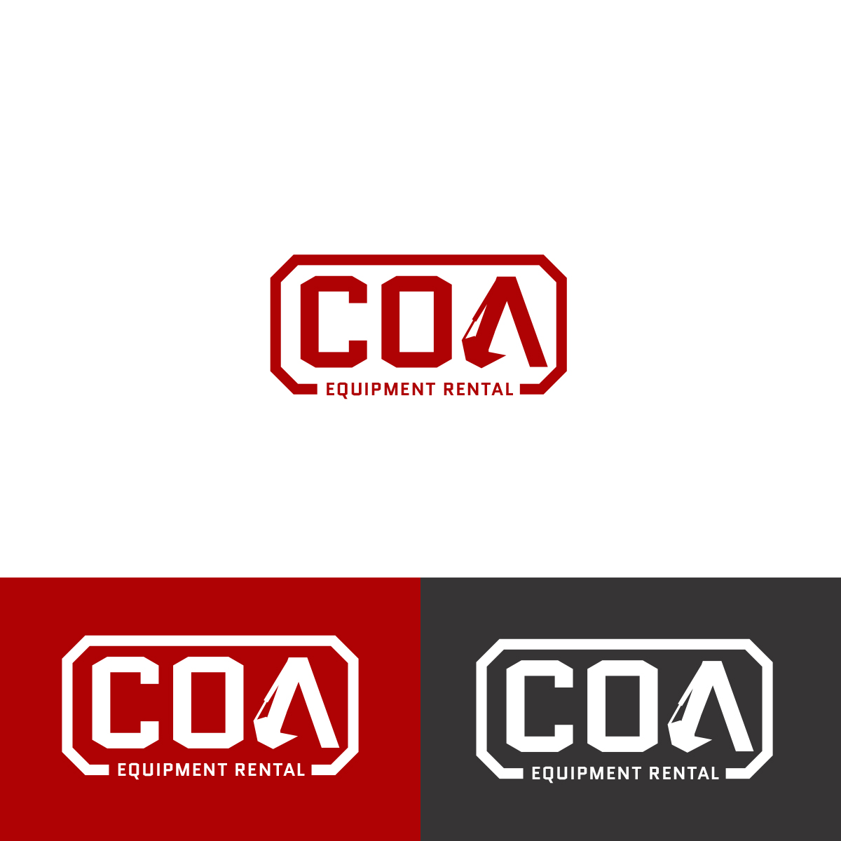Logo Design by DesignSNW for COA Equipment Rental | Design #32627821
