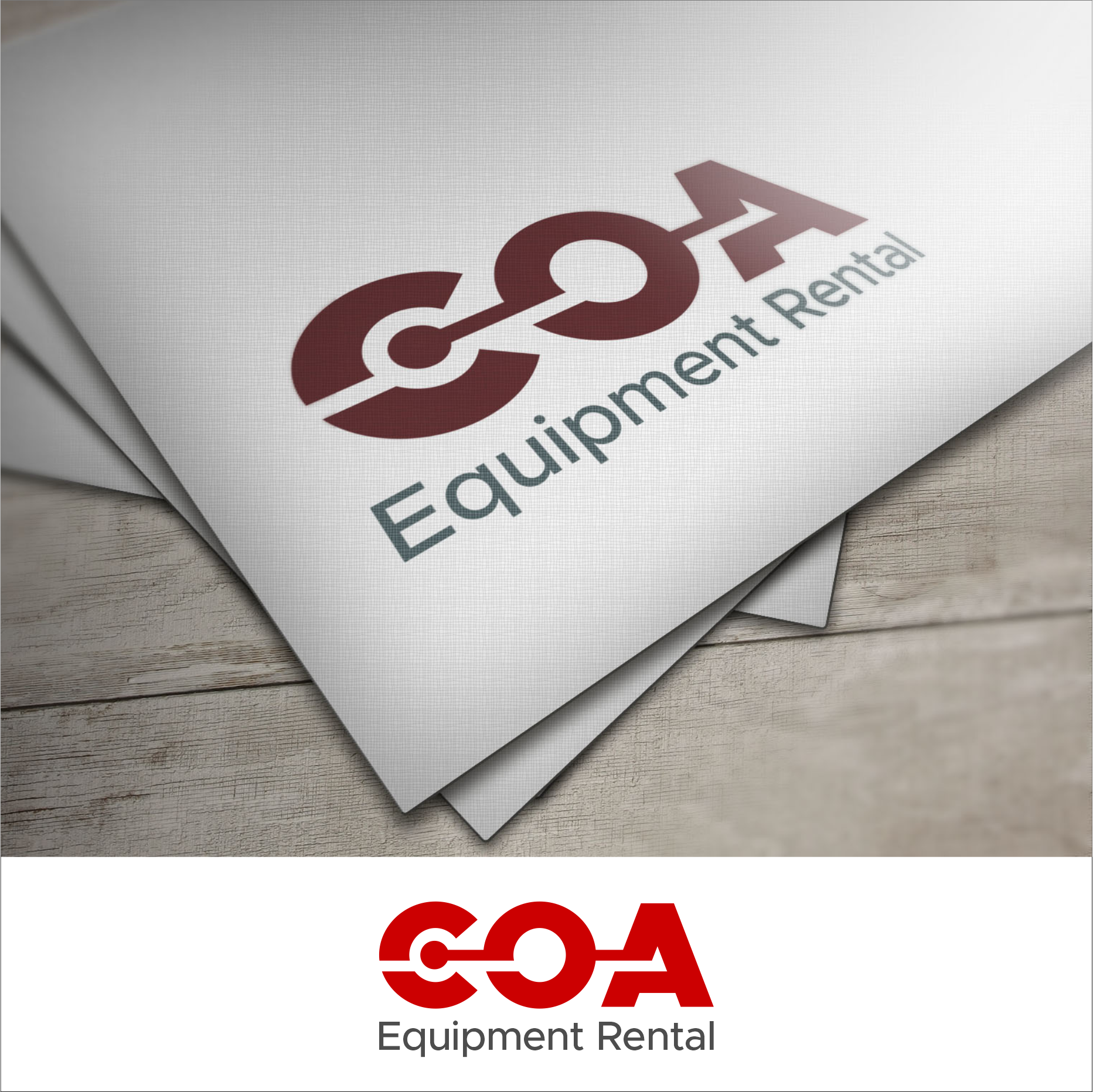 Design de Logo par B4LYA pour COA Equipment Rental | Design #32612659
