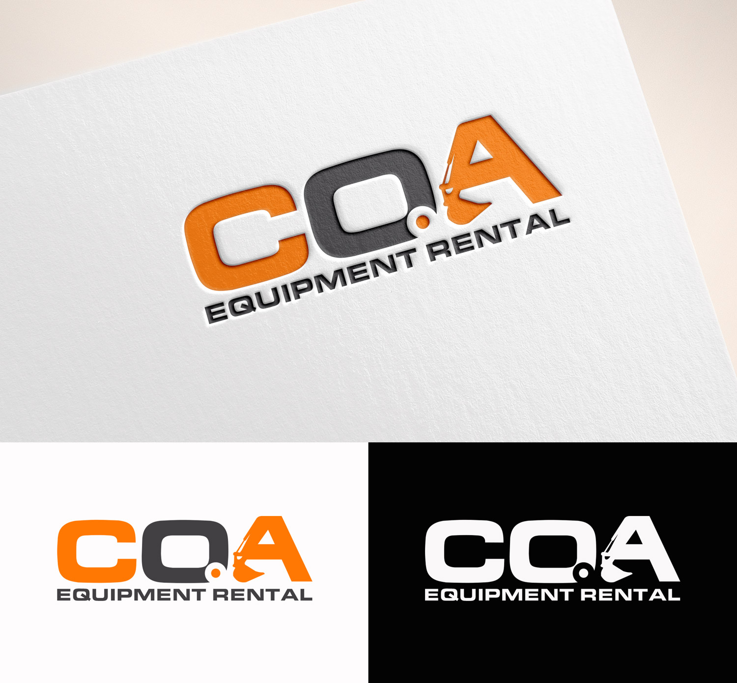 Logo Design by M Art & Design for COA Equipment Rental | Design #32617625