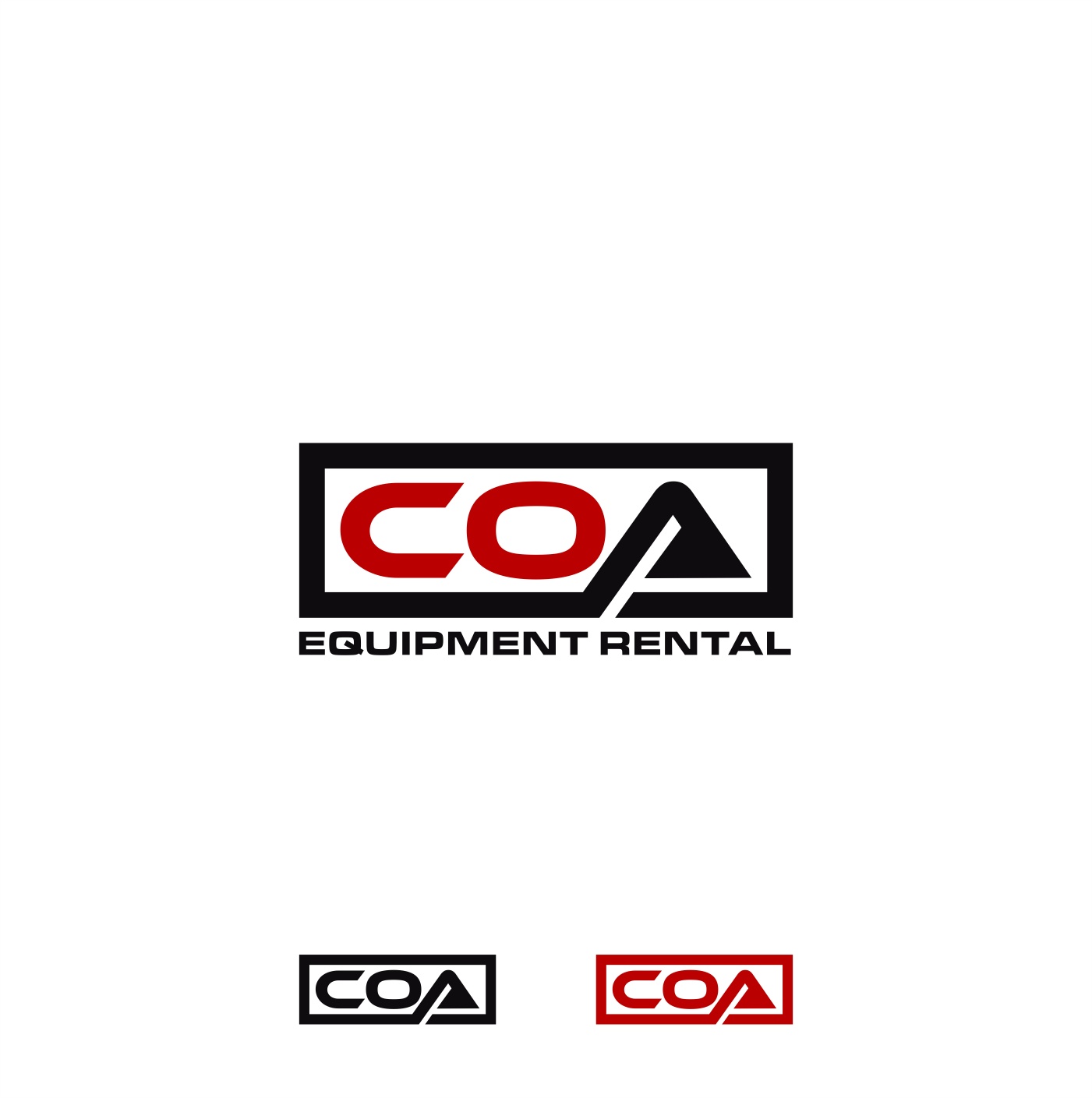 Logo Design by Sigeto for COA Equipment Rental | Design #32614928