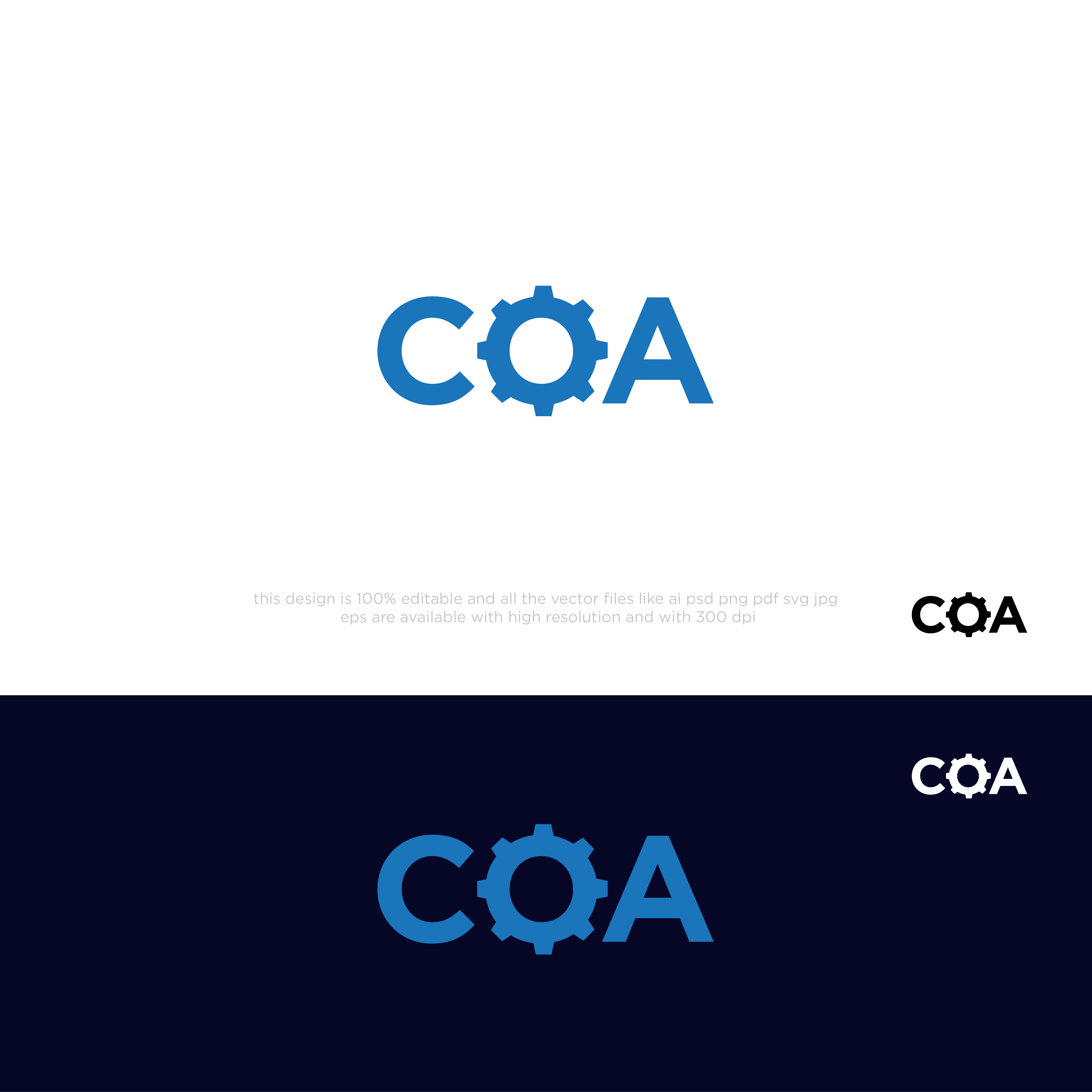 Diseño de Logo por chilliebird studio para COA Equipment Rental | Diseño #32625627